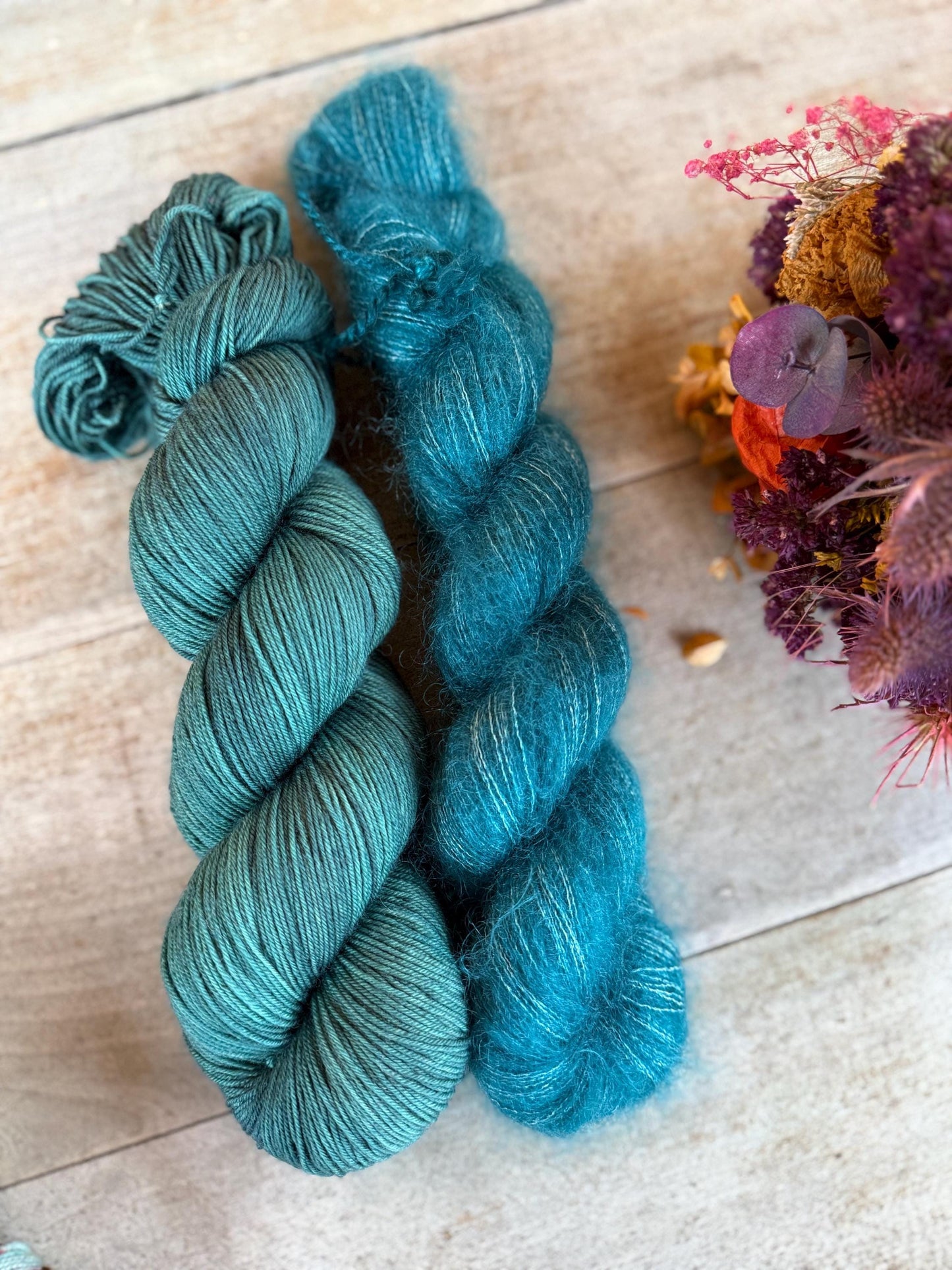 CANARD - Laine teinte à la main - Lace Kid Mohair et Soie