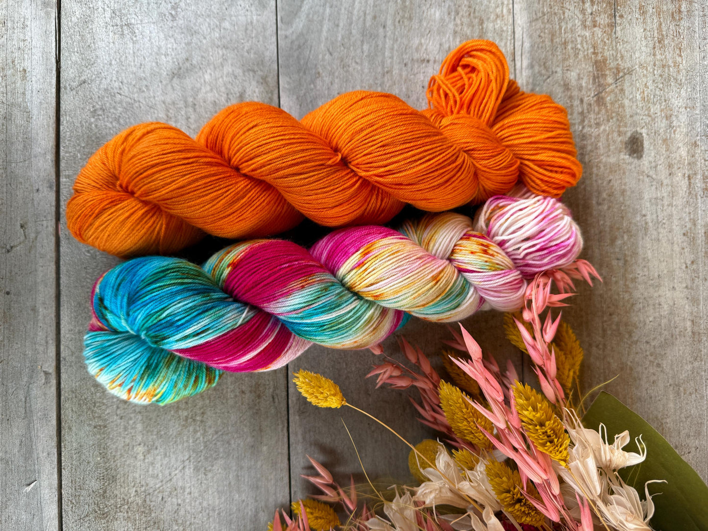 VICTORIA - Laine teinte à la main - Fingering Mérinos Nylon superwash