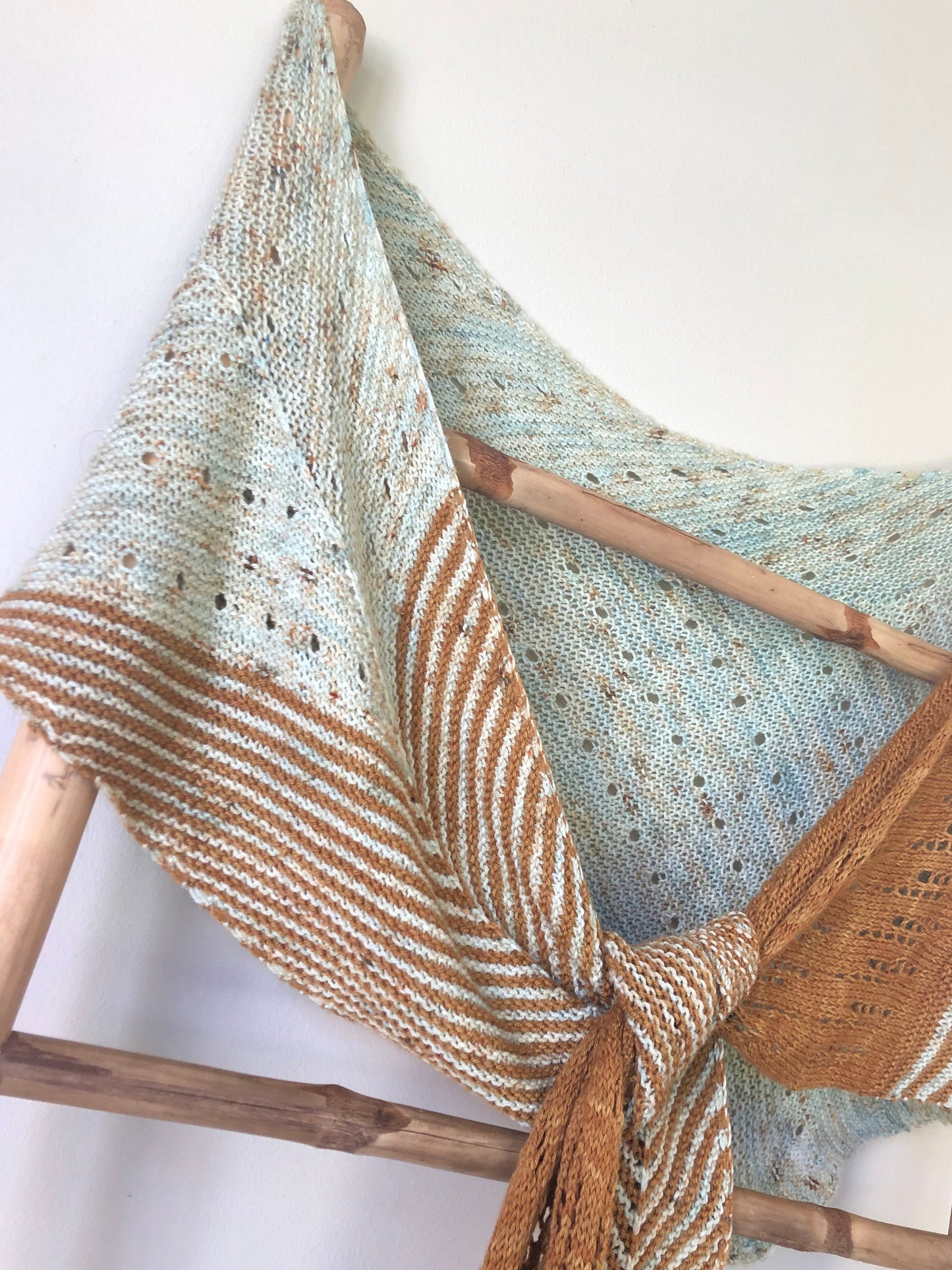 Design du Châle Solstice d'été - Patron modèle de Tricot