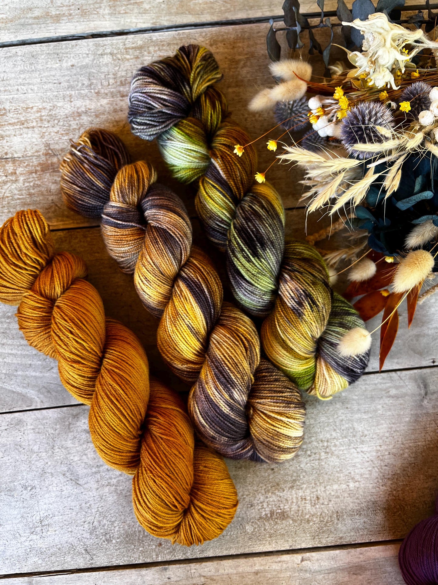 CHIMÈNE - Laine teinte à la main - Fingering Mérinos Nylon superwash