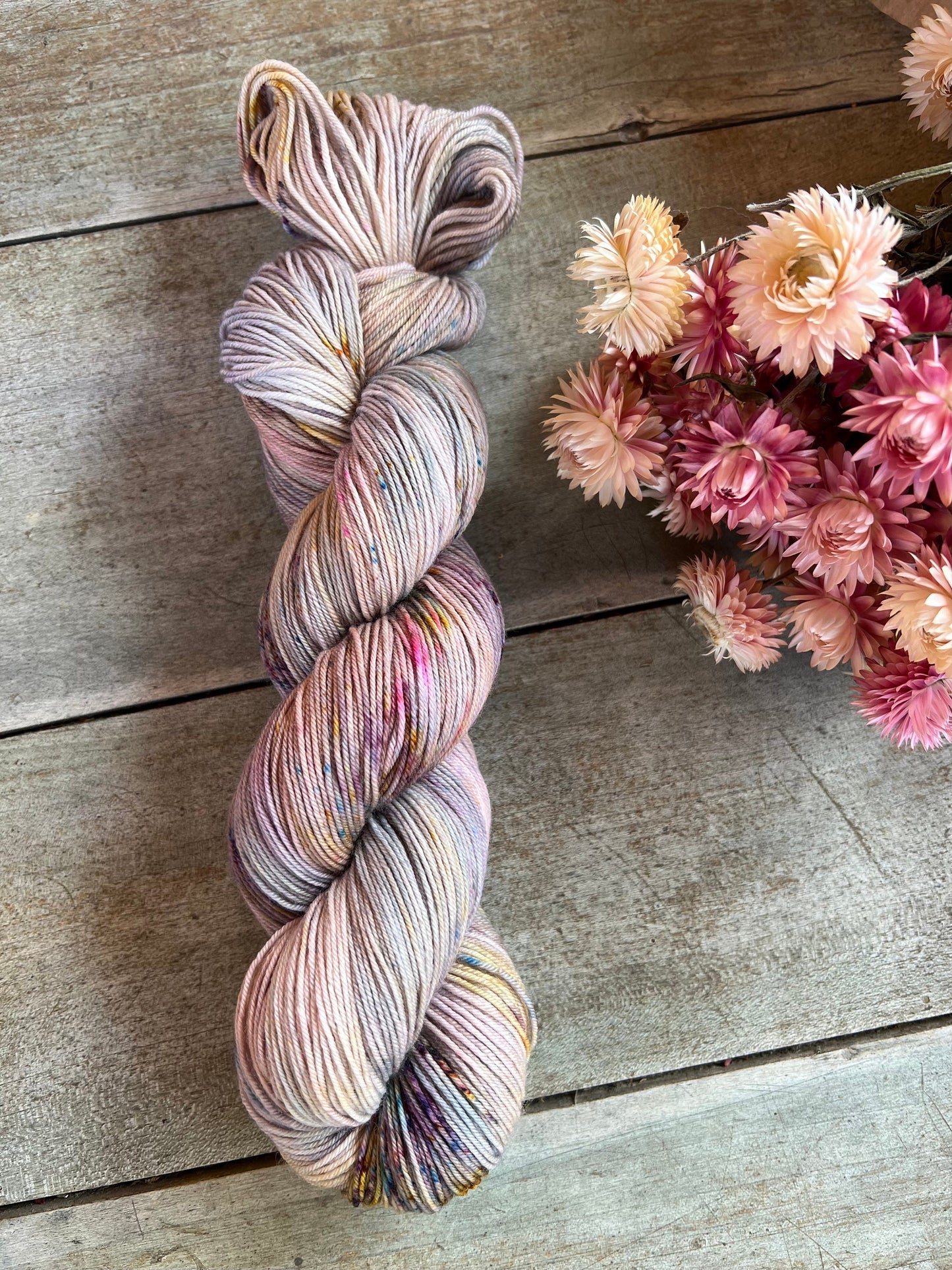 DAPHNÉ - Laine teinte à la main - Fingering Mérinos Nylon superwash