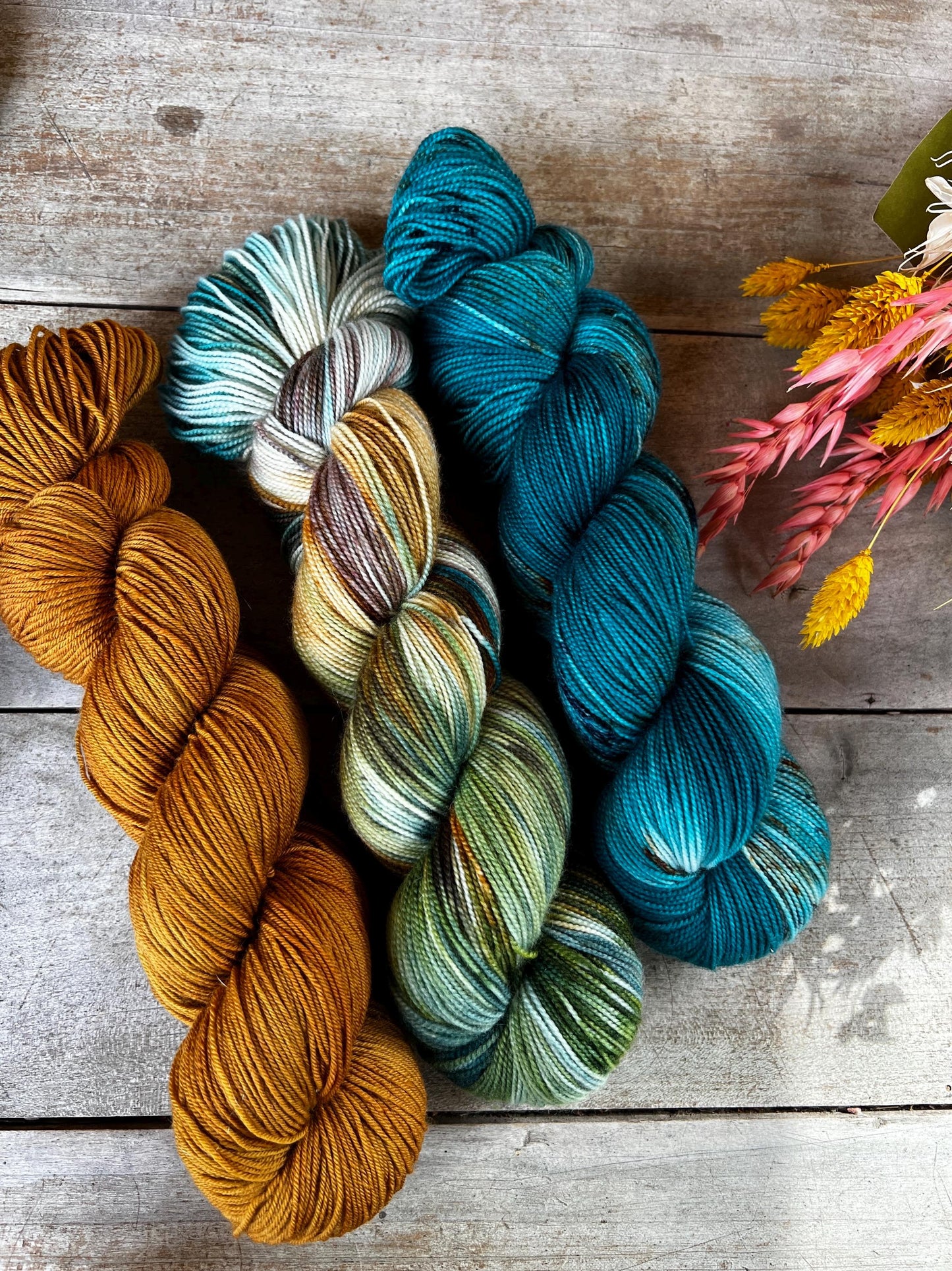 CHAMPÊTRE - Laine teinte à la main - Fingering Mérinos Nylon superwash