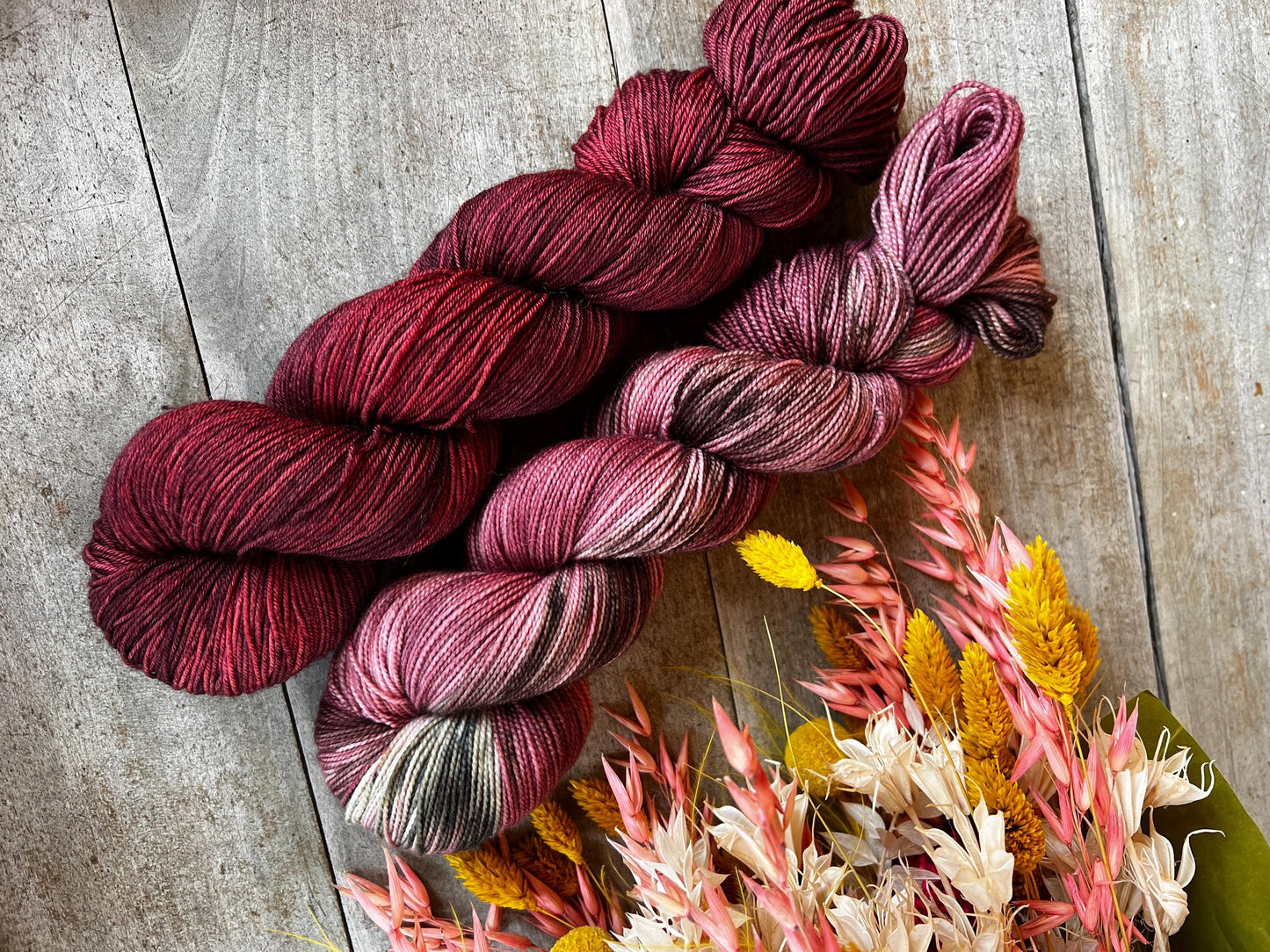 SINGAPORE - Laine teinte à la main - Fingering Mérinos Nylon superwash