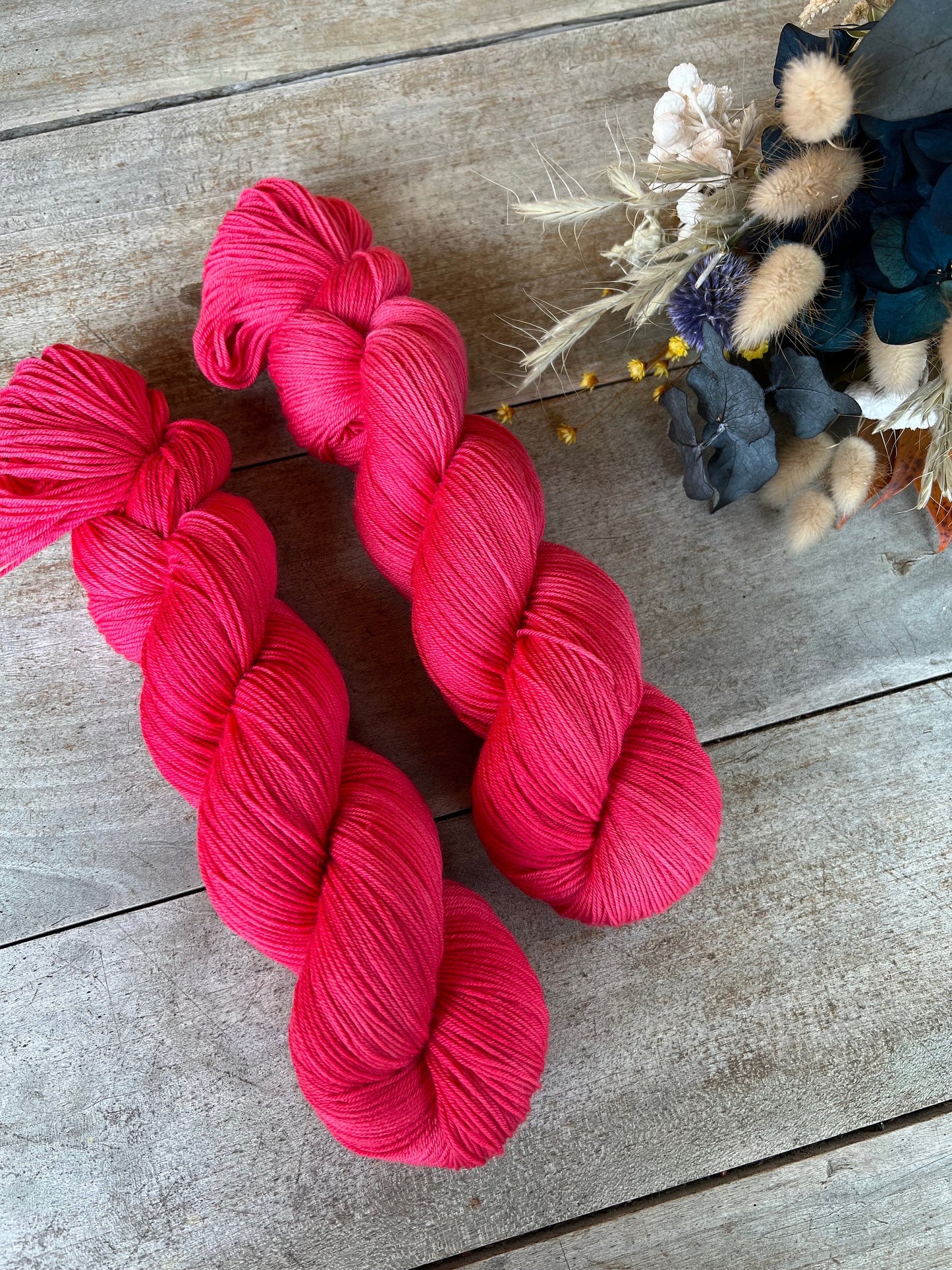 RUDY - Laine teinte à la main - Base au choix : Fingering Mérinos avec ou sans nylon / DK Mérinos / Kid Mohair et Soie