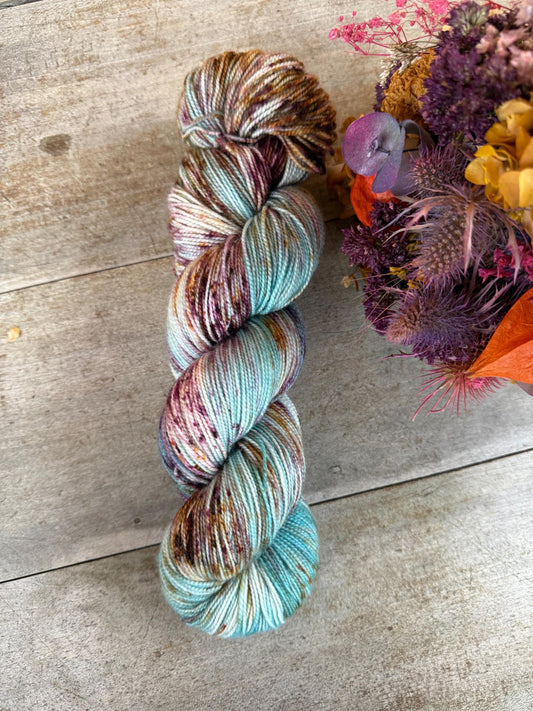 OCÉAN - Laine teinte à la main - Fingering Mérinos Nylon superwash