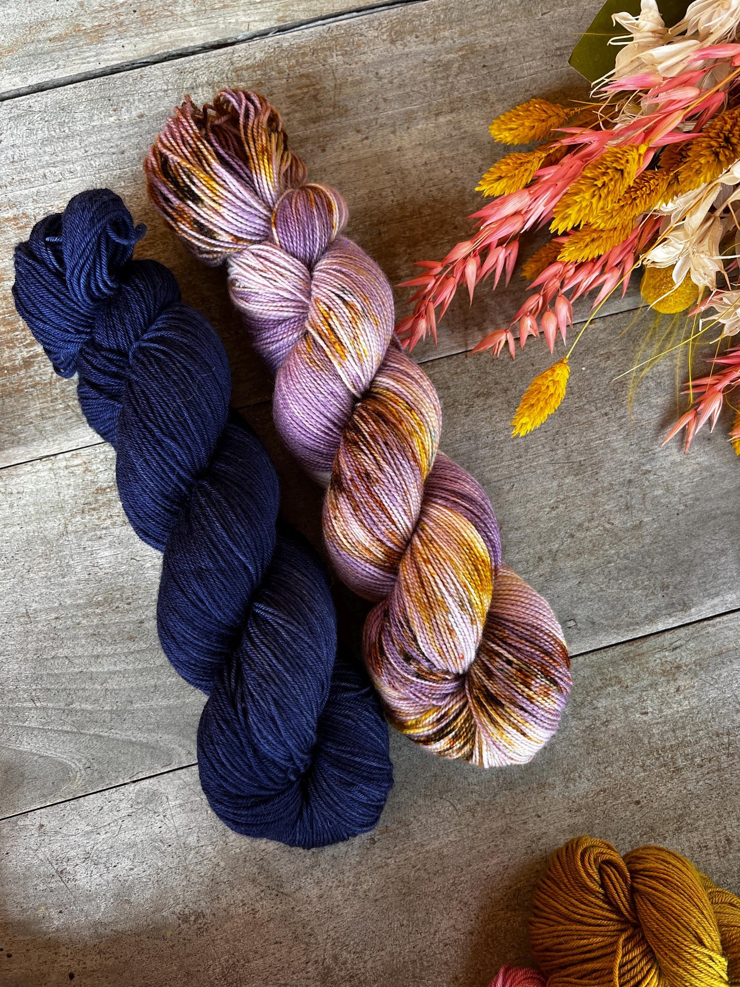 MÉLANIE - Laine teinte à la main - Fingering Mérinos Nylon superwash