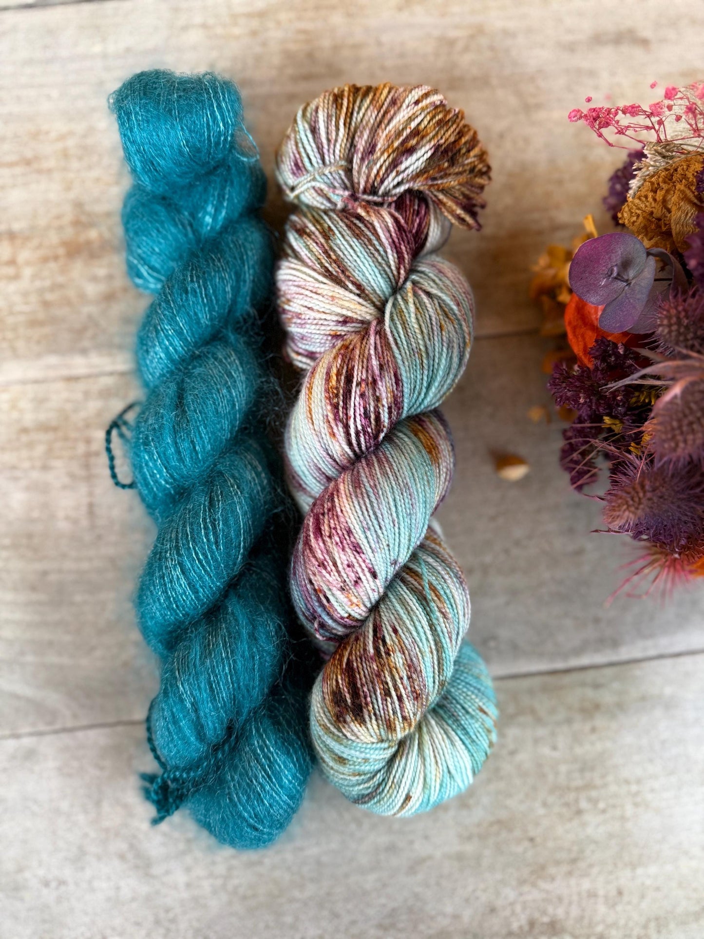 CANARD - Laine teinte à la main - Lace Kid Mohair et Soie