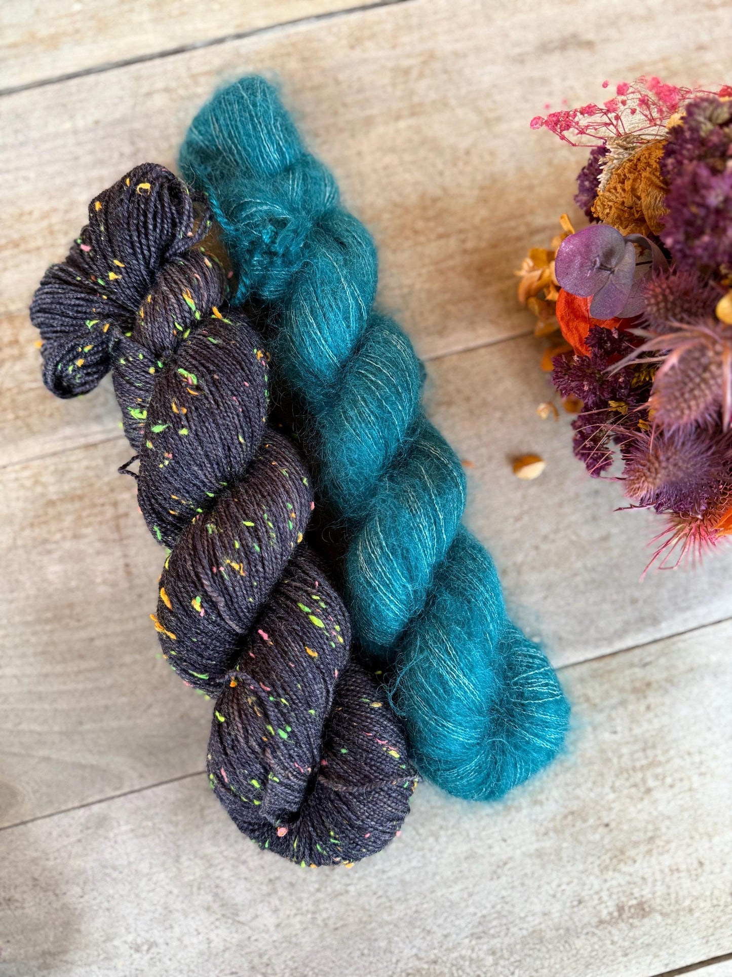 CANARD - Laine teinte à la main - Lace Kid Mohair et Soie
