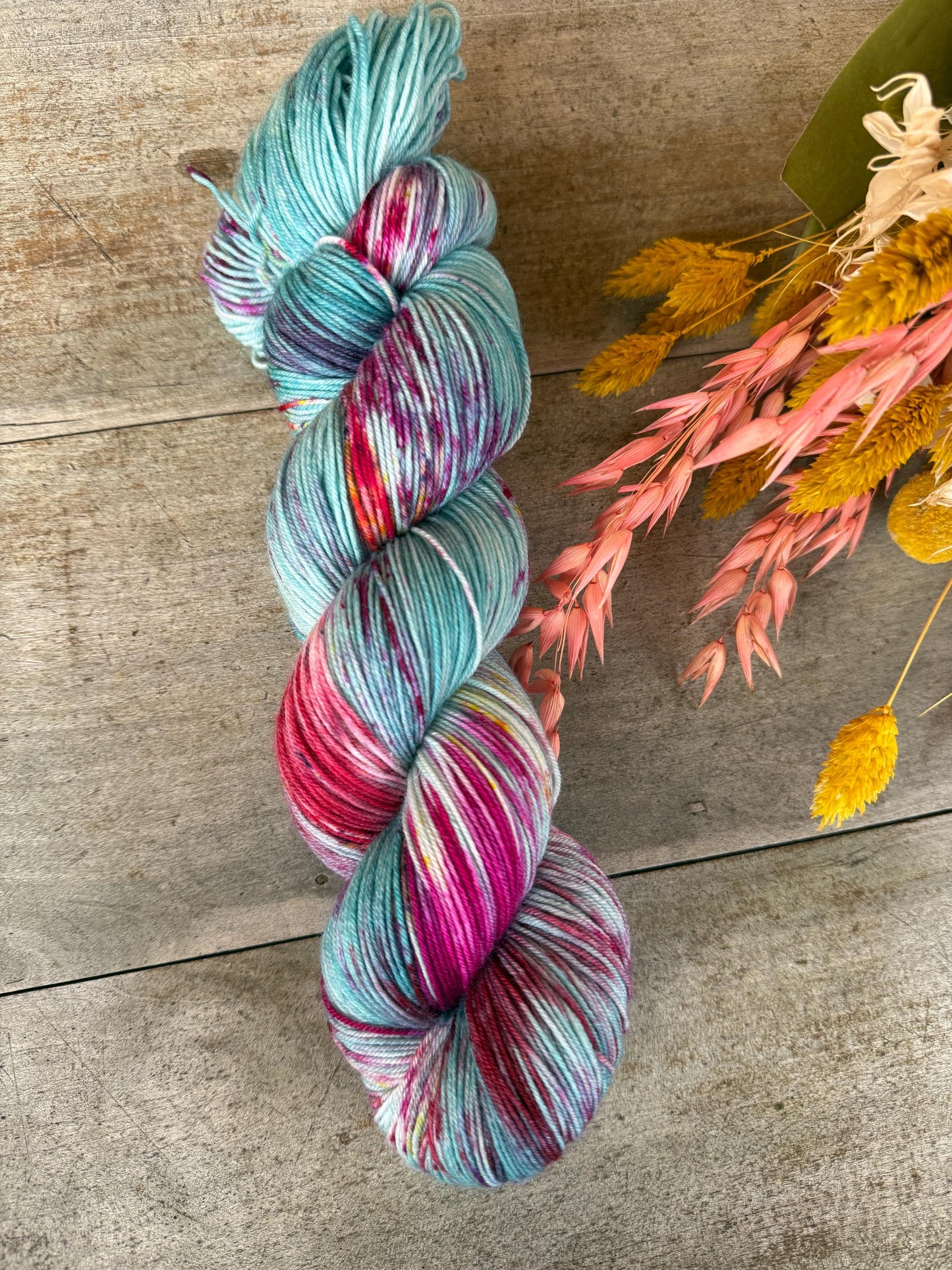 ELSA - Laine teinte à la main - Fingering Mérinos Nylon superwash