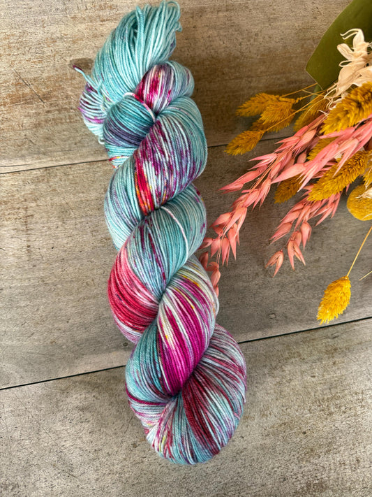 ELSA - Laine teinte à la main - Fingering Mérinos Nylon superwash