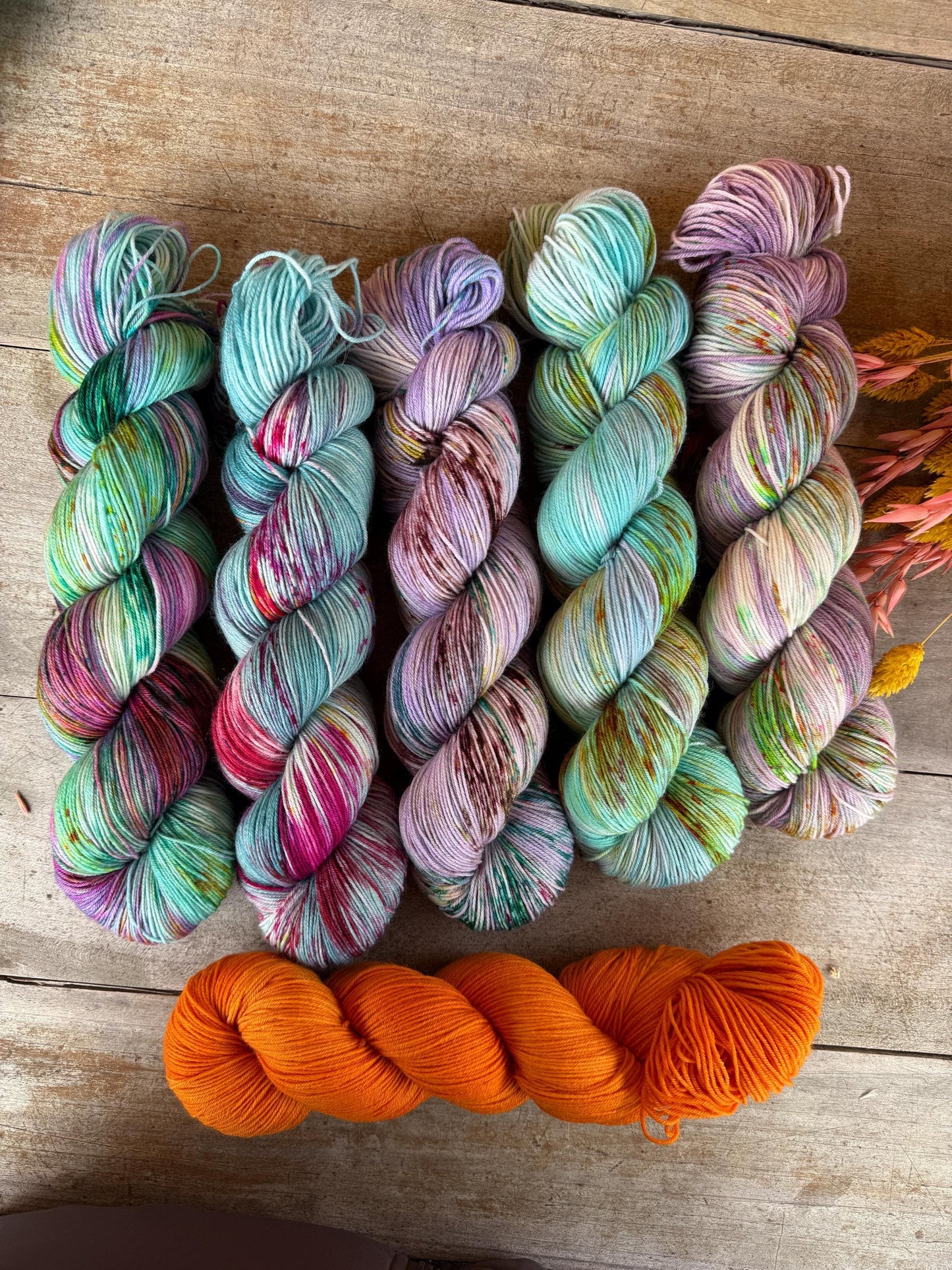 ANDRÉA- Laine teinte à la main - Fingering Mérinos Nylon superwash