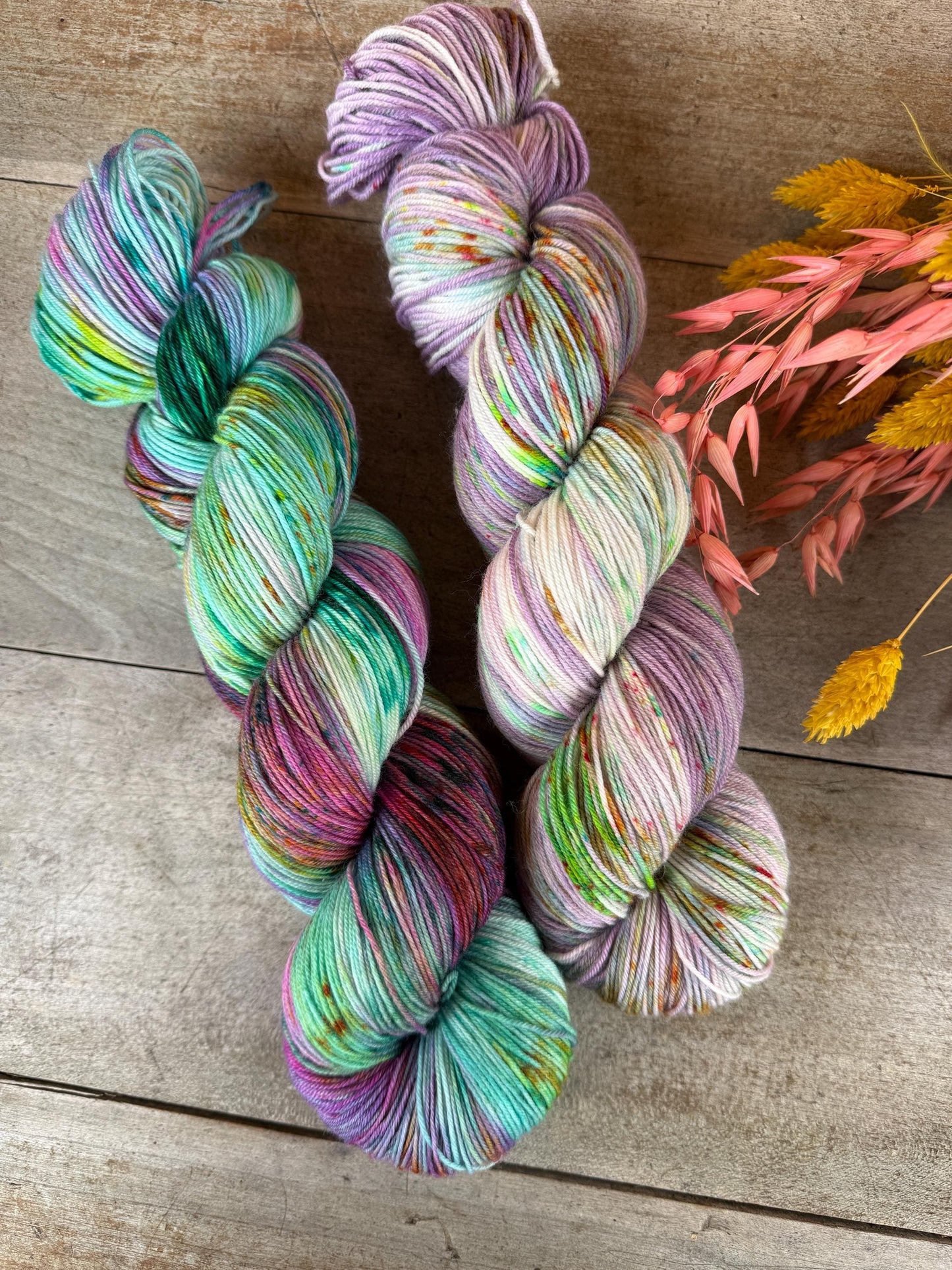 LIDIA - Laine teinte à la main - Fingering Mérinos Nylon superwash