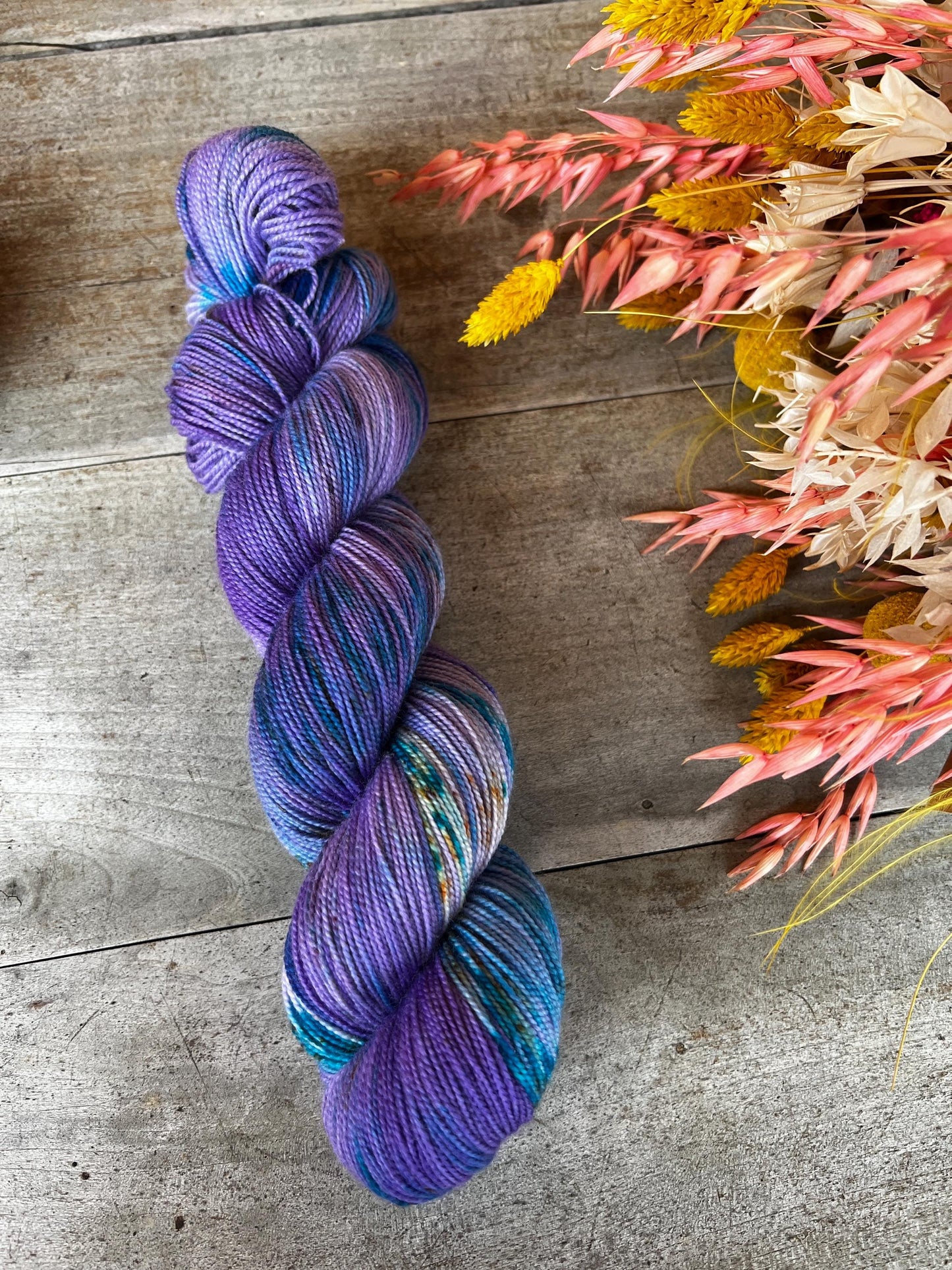 LINETTE - Laine teinte à la main - Fingering Mérinos Nylon superwash