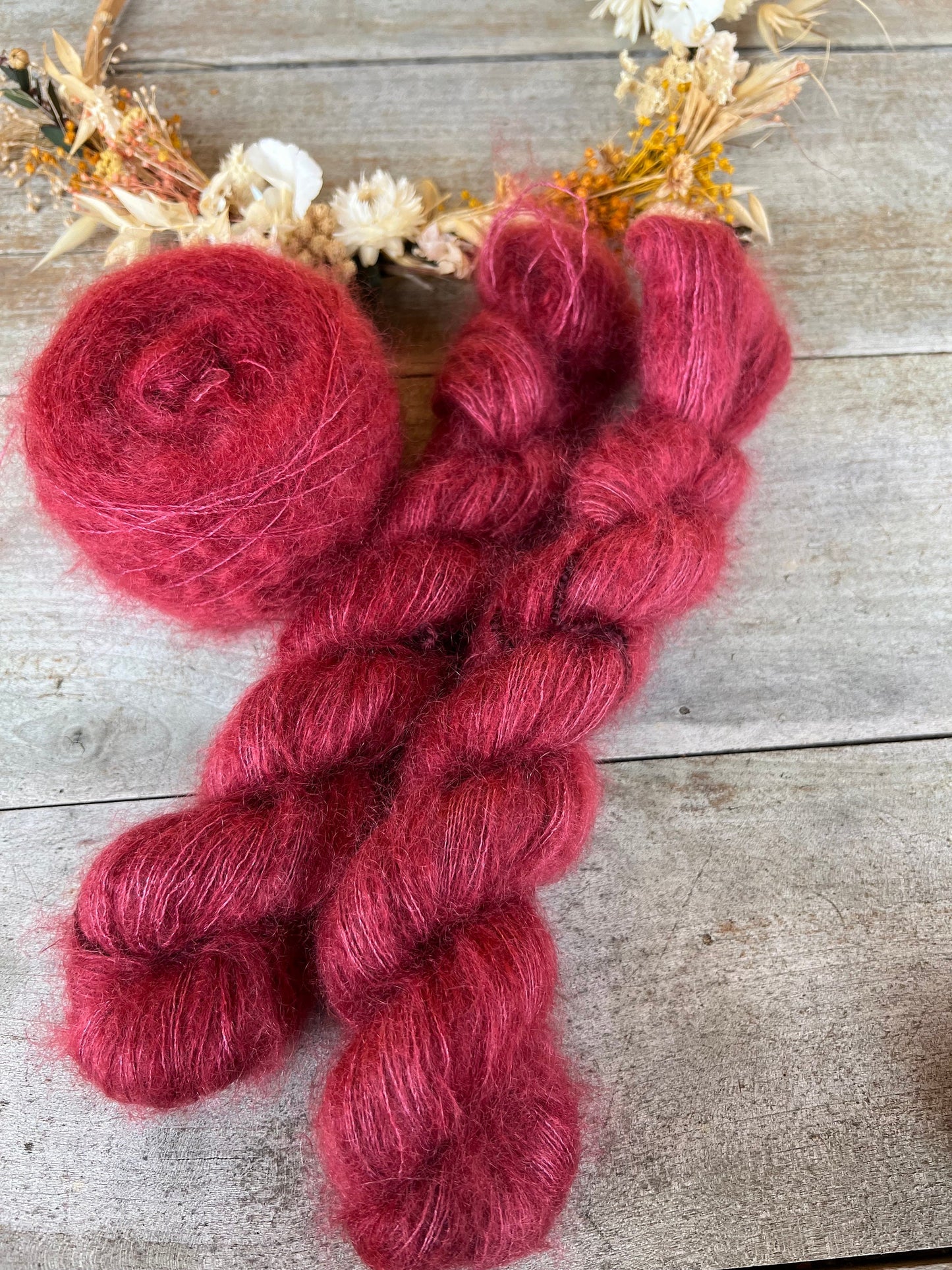MAHORI - Laine teinte à la main - Lace Kid Mohair et Soie