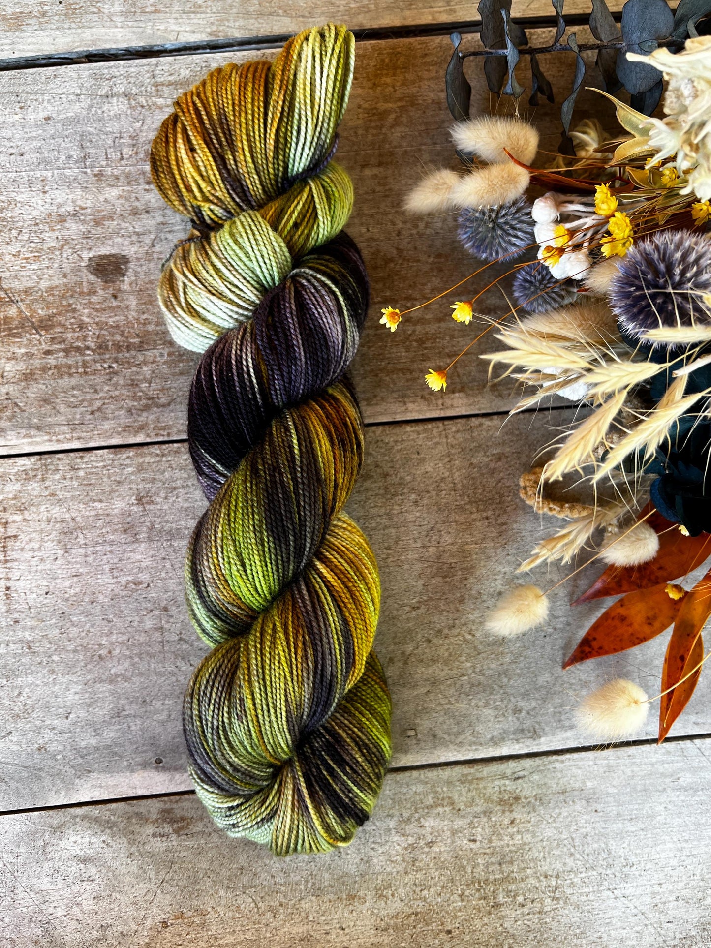 CHIMÈNE - Laine teinte à la main - Fingering Mérinos Nylon superwash
