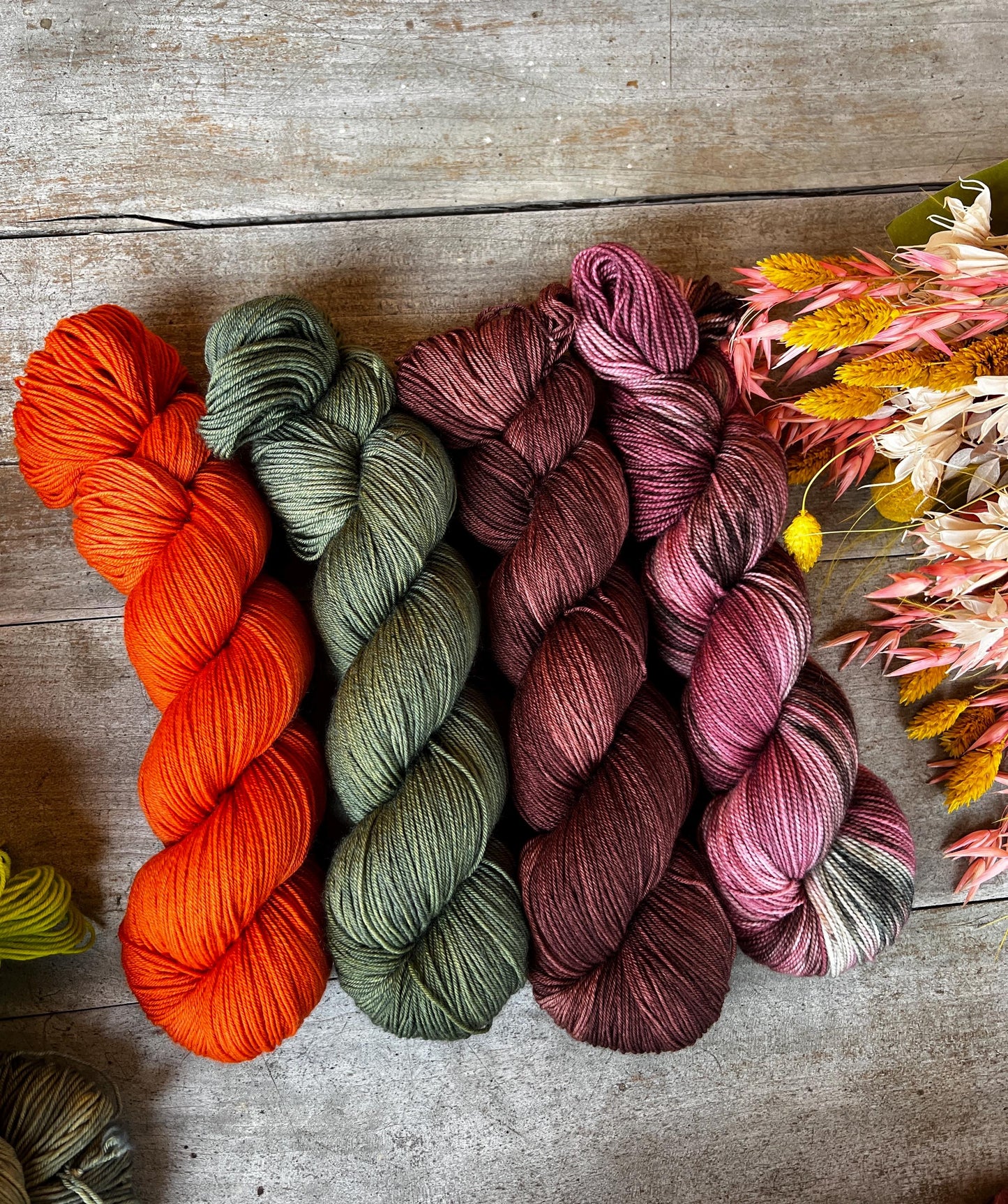 SINGAPORE - Laine teinte à la main - Fingering Mérinos Nylon superwash