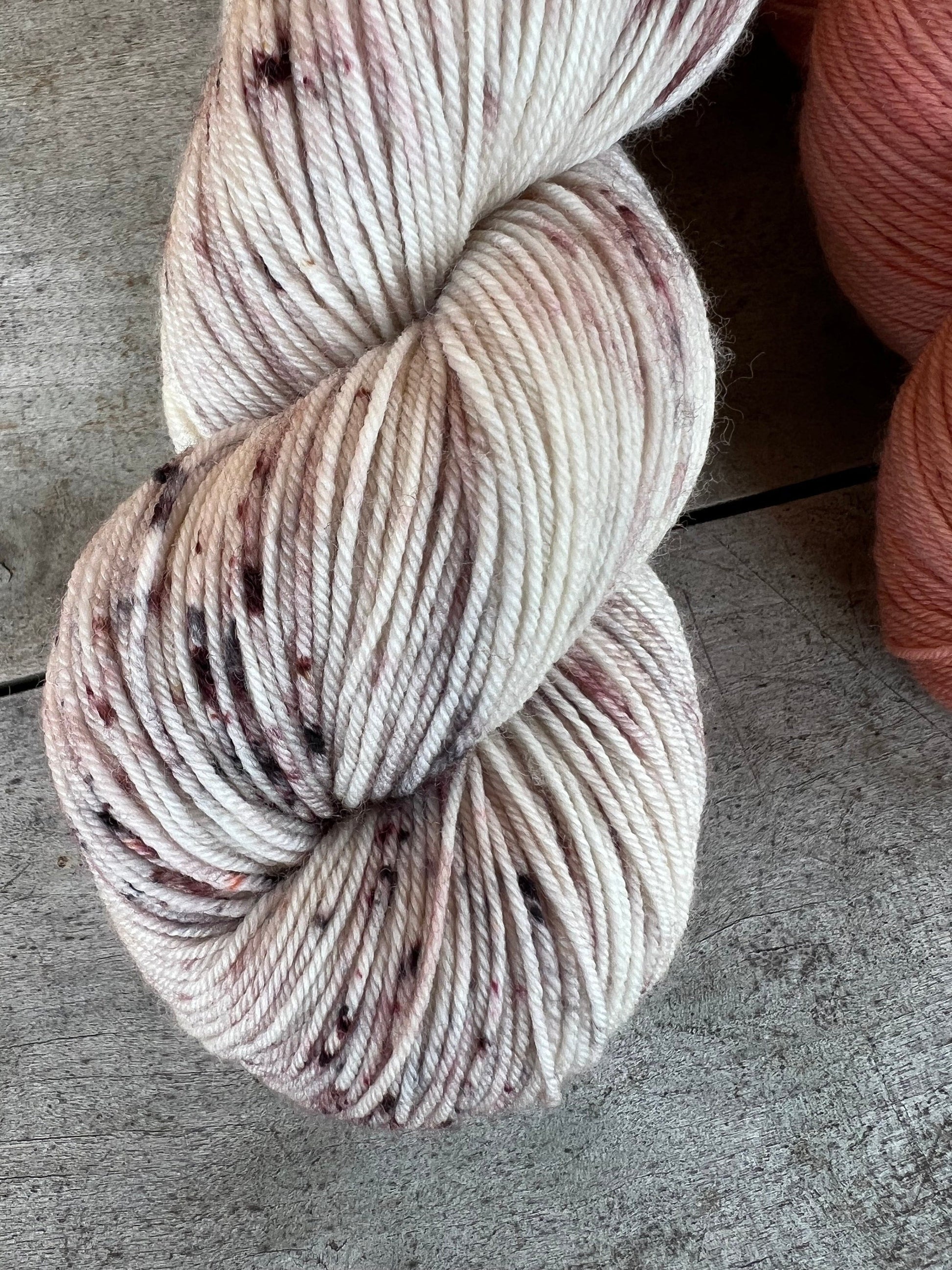 Laine teinte à la main coloris Chocolat Viennois Fingering Mérinos ou Mérinos nylon ou DK Mérinos ou Lace Mohair et soie