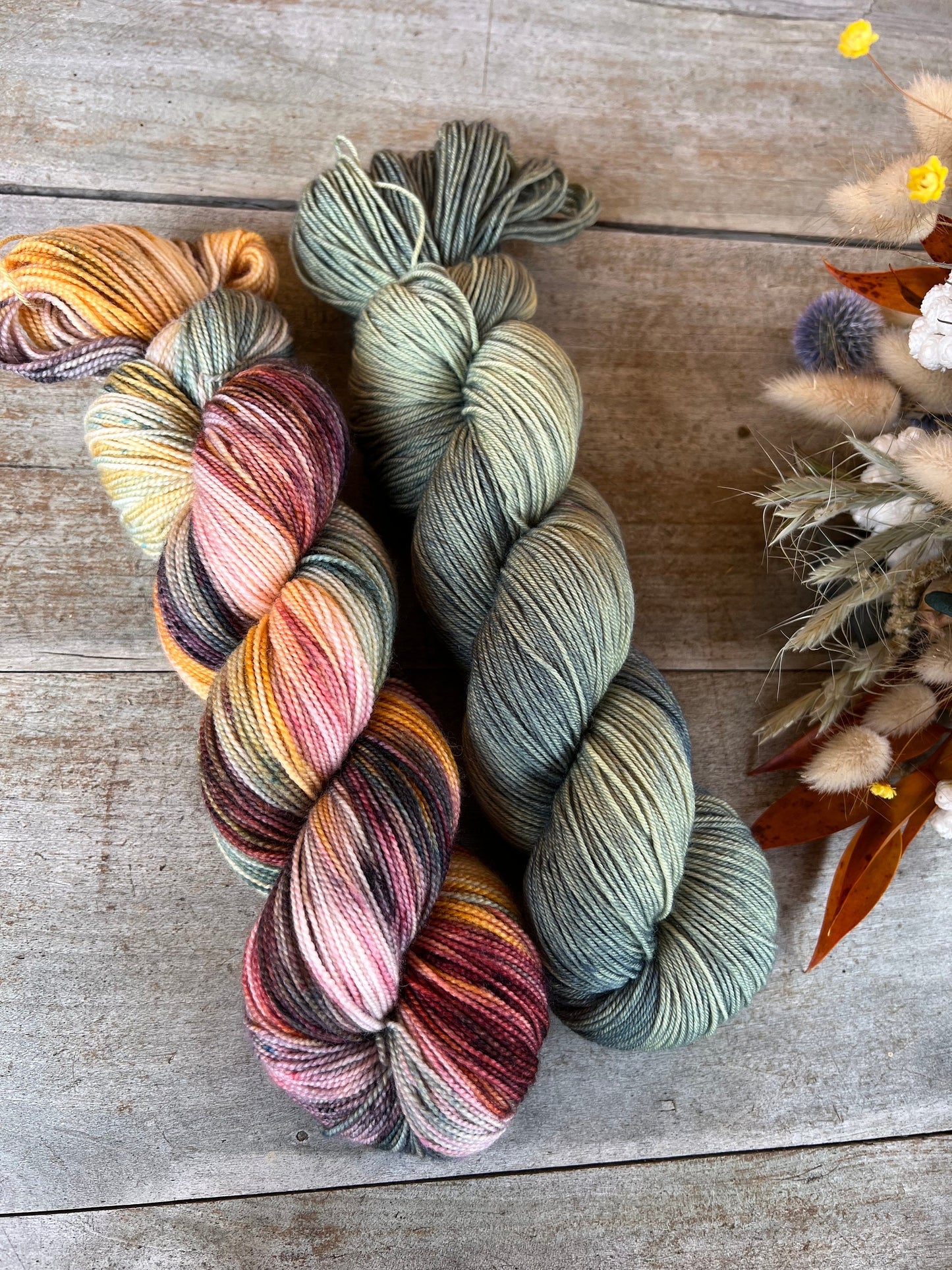Laine teinte à la main Émeraude Fingering Mérinos ou Mérinos nylon ou DK Mérinos ou Lace Mohair et soie