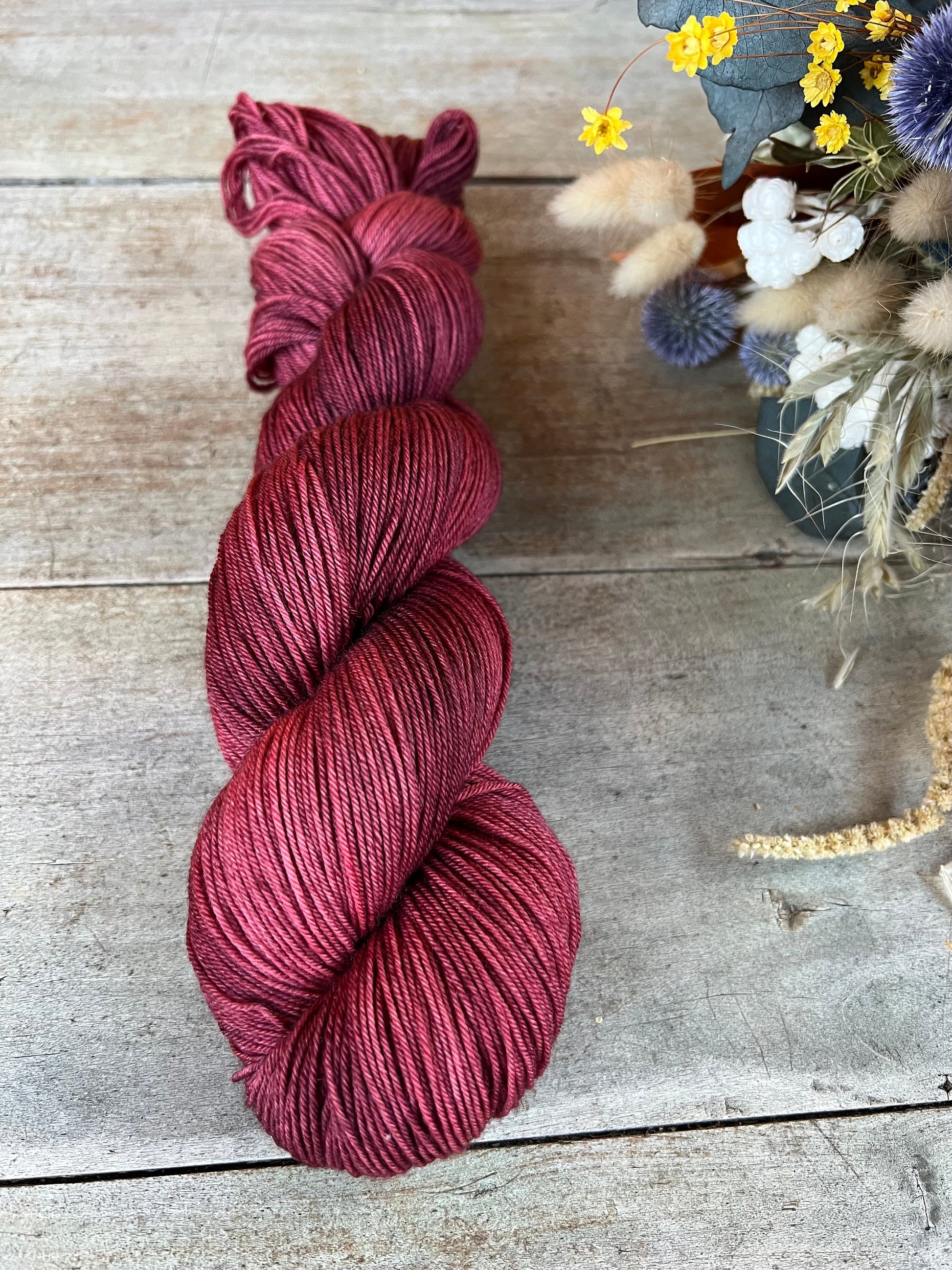 Laine teinte à la main Mahori Fingering Mérinos ou Mérinos nylon ou DK Mérinos ou Lace Mohair et soie