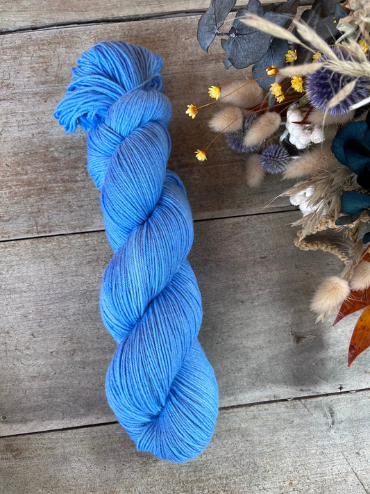Laine teinte à la main coloris Flipper  Fingering Mérinos ou Mérinos nylon ou DK mérinos ou Lace Mohair et soie