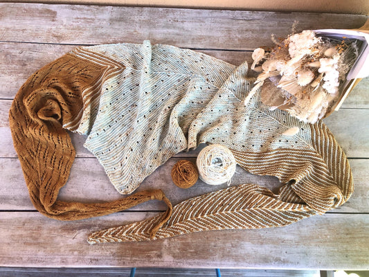 Laine teinte à la main coloris Aude Fingering Mérinos ou Mérinos nylon ou DK Mérinos ou Lace Mohair et soie