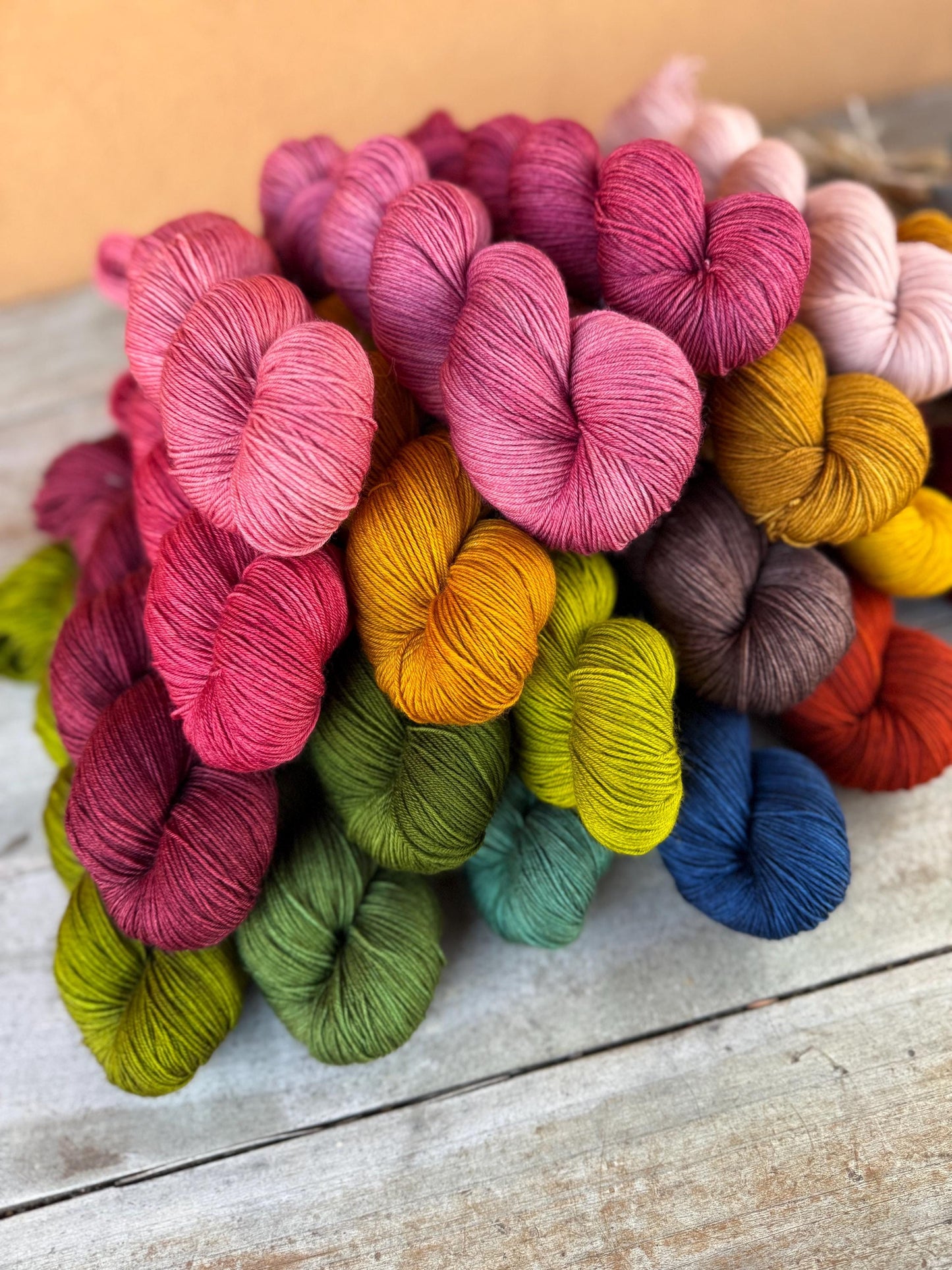 Laine teinte à la main Abriel Fingering Mérinos ou Mérinos nylon ou DK Mérinos ou Lace Mohair et soie