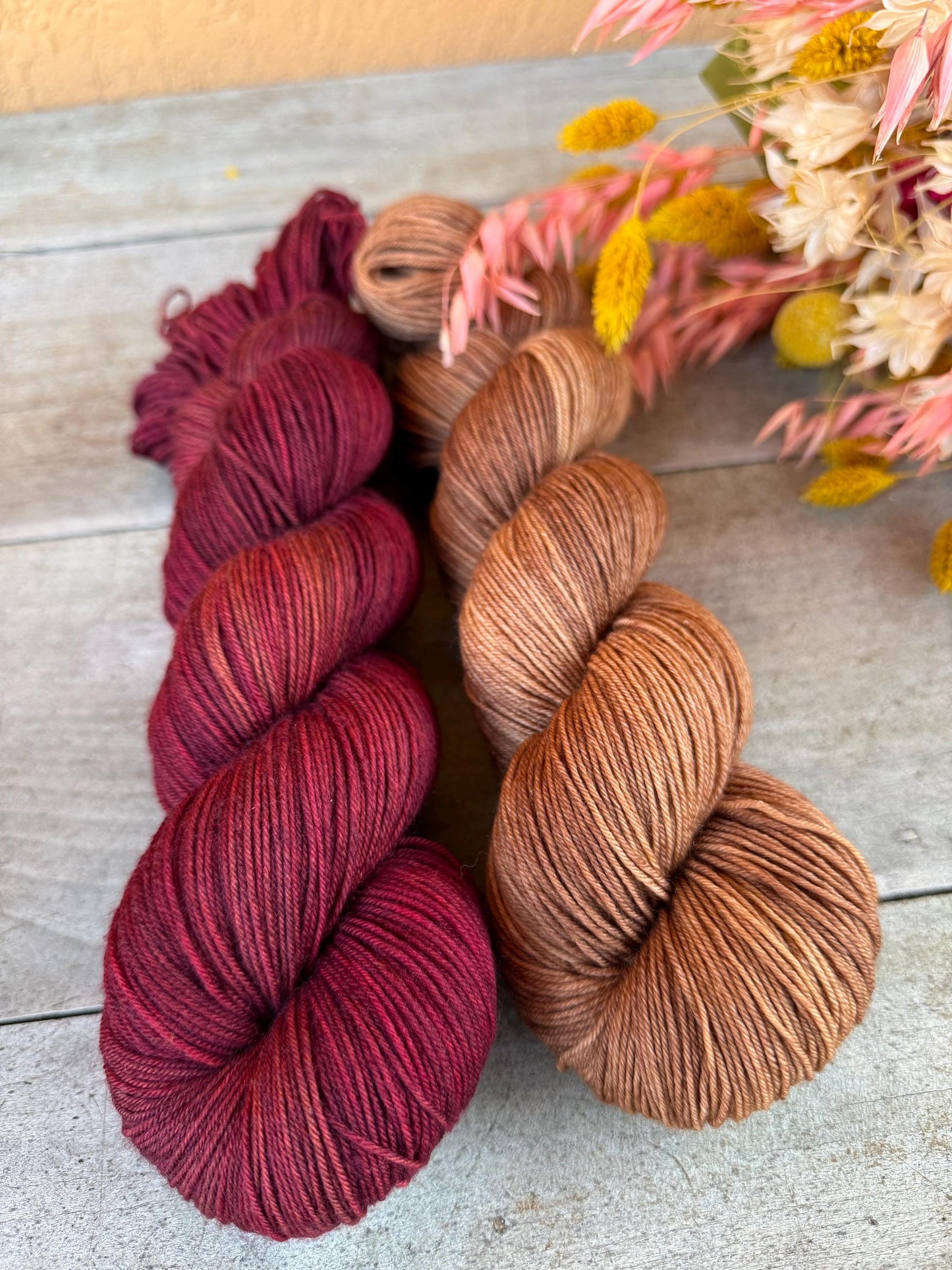 Laine teinte à la main Fanfan Fingering Mérinos ou Mérinos nylon ou DK Mérinos ou Lace Mohair et soie