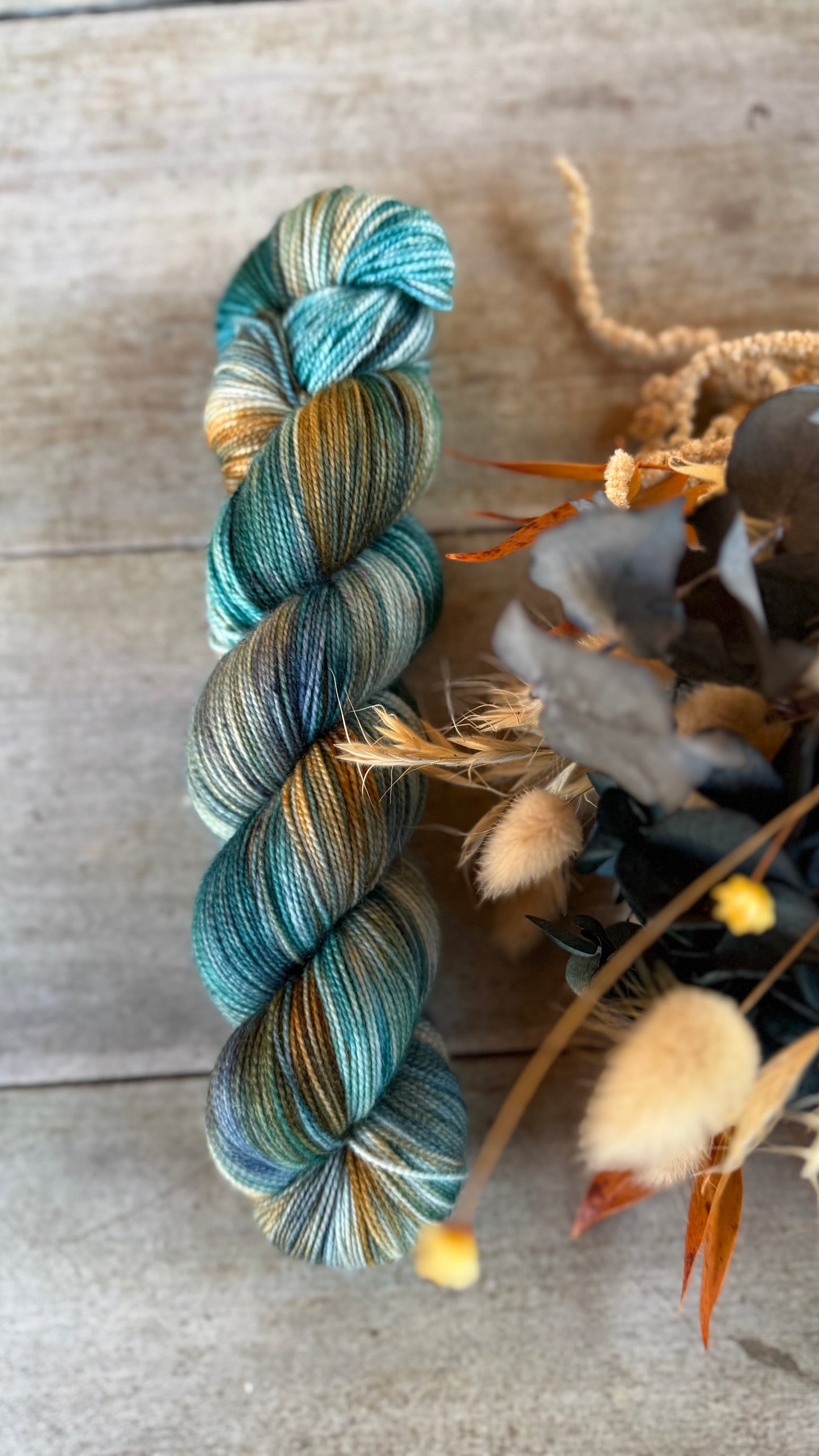 DORIANE - Laine teinte à la main - Fingering Mérinos Nylon superwash
