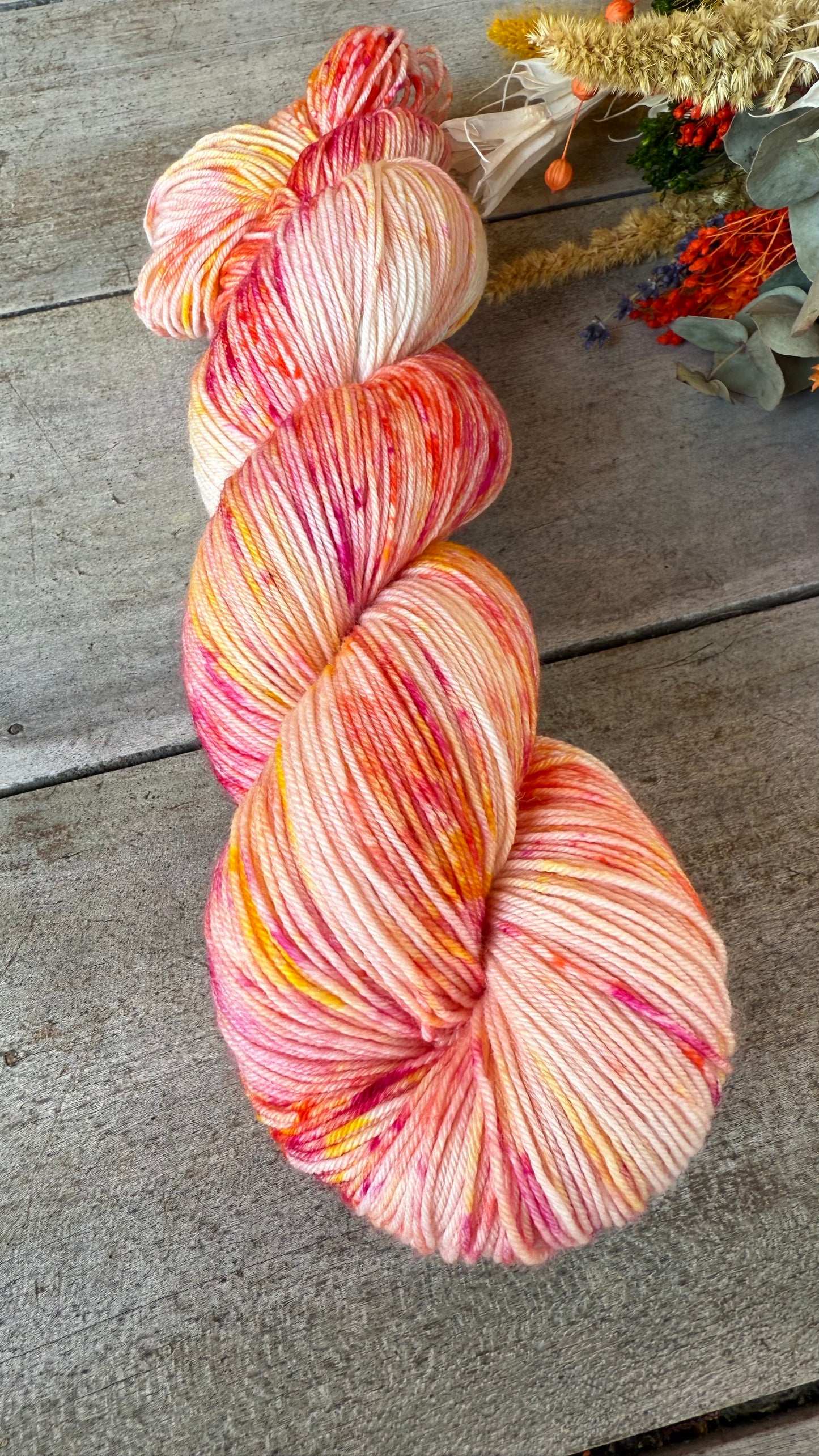 BALLERINE- Laine teinte à la main - Fingering Mérinos Superwash