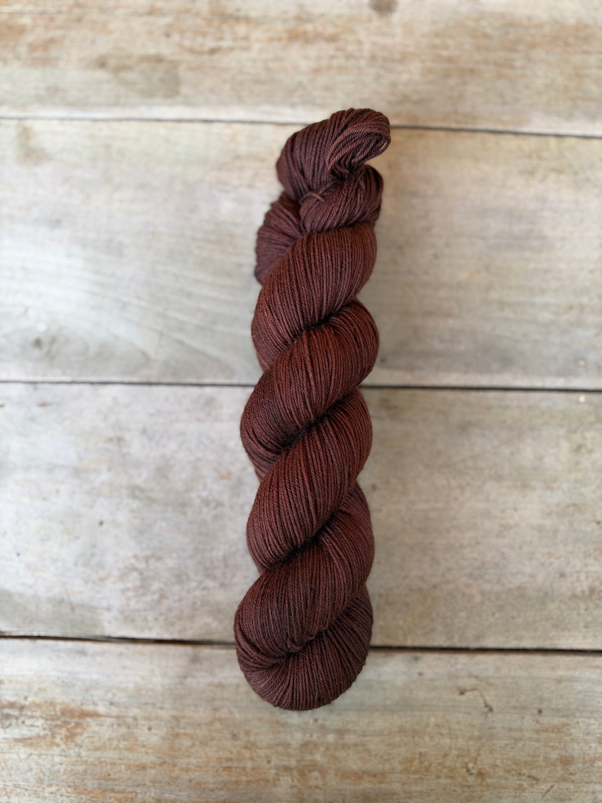 BROWNIE - Laine teinte à la main - Base au choix : Fingering Mérinos avec ou sans nylon / DK Mérinos / Kid Mohair et Soie