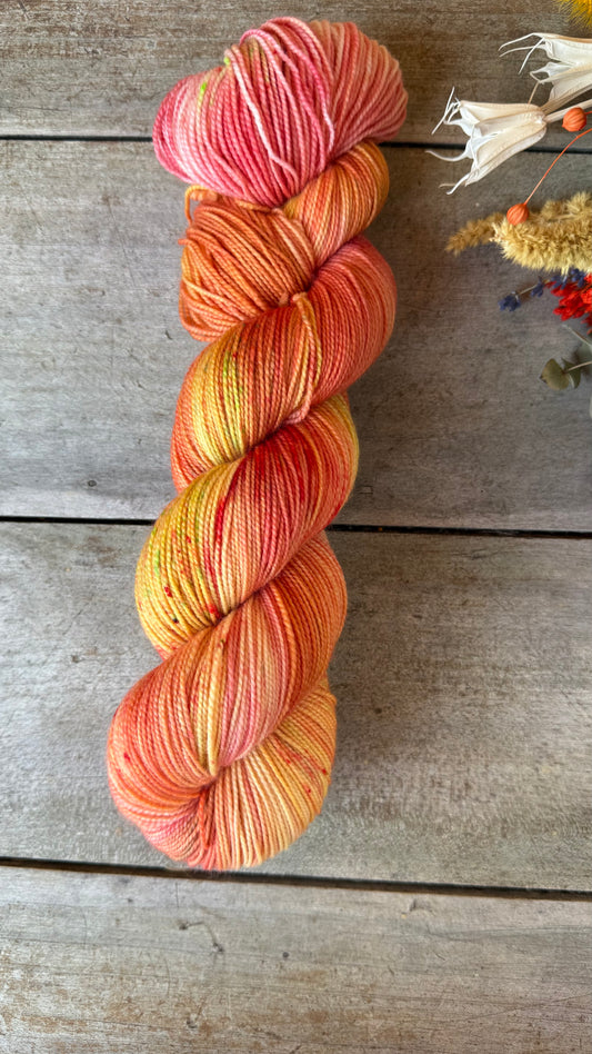 HEIDI - Laine teinte à la main - Fingering Mérinos Nylon superwash