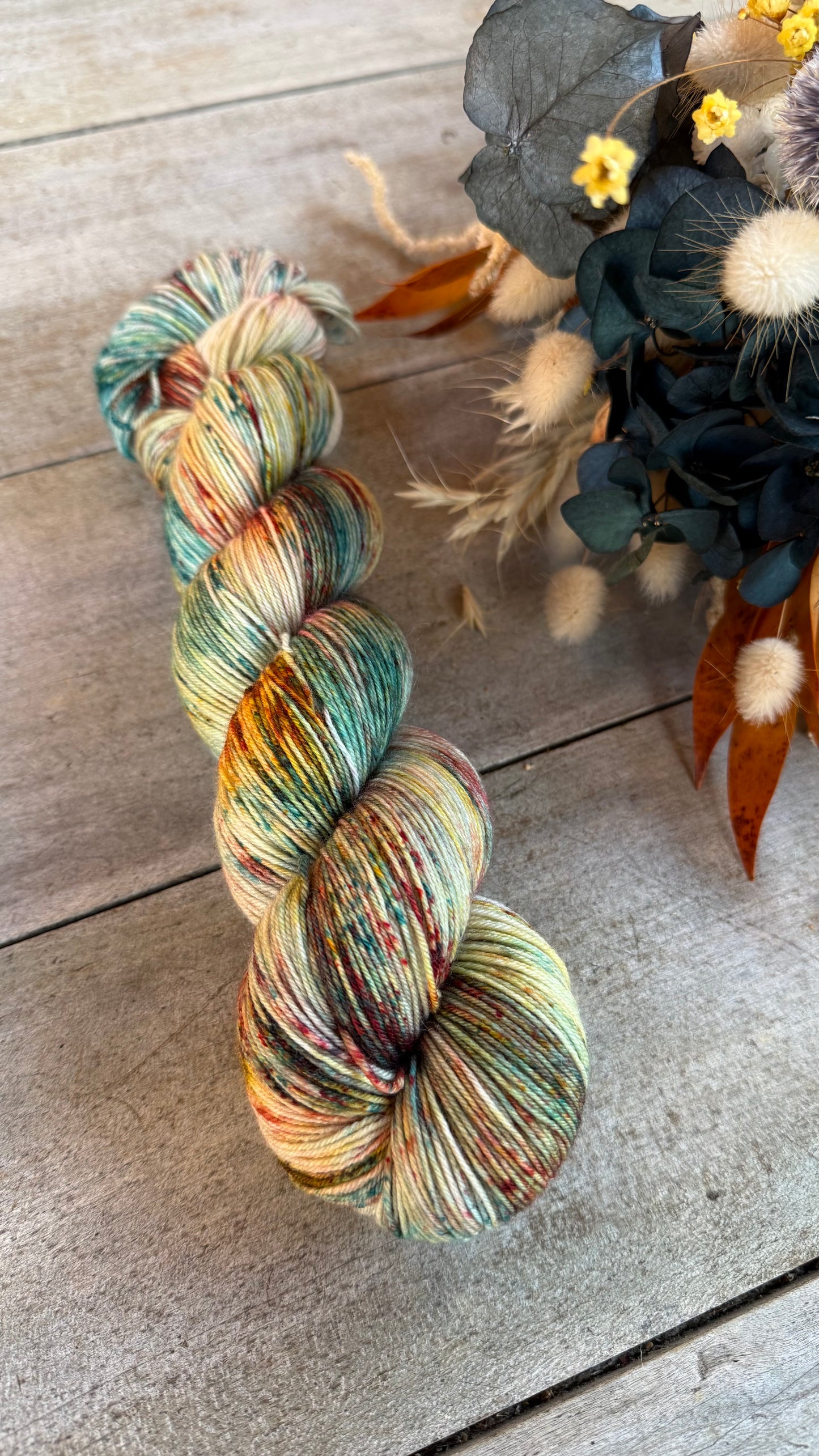 NARA - Laine teinte à la main - Fingering Mérinos Nylon superwash