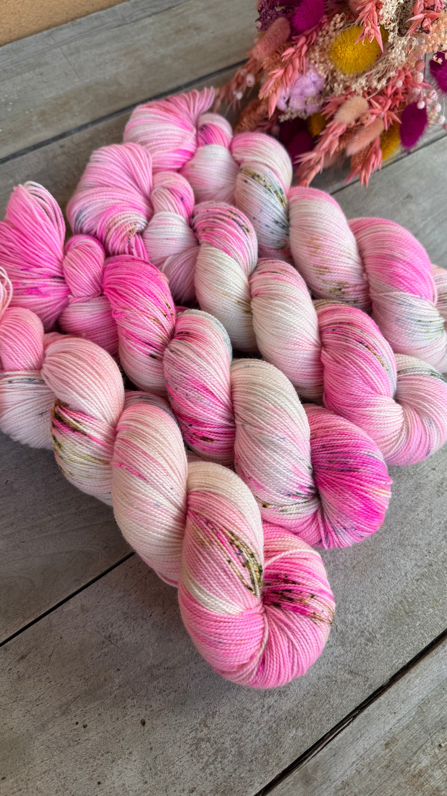 ARIEL - Laine teinte à la main - Fingering Mérinos Nylon superwash