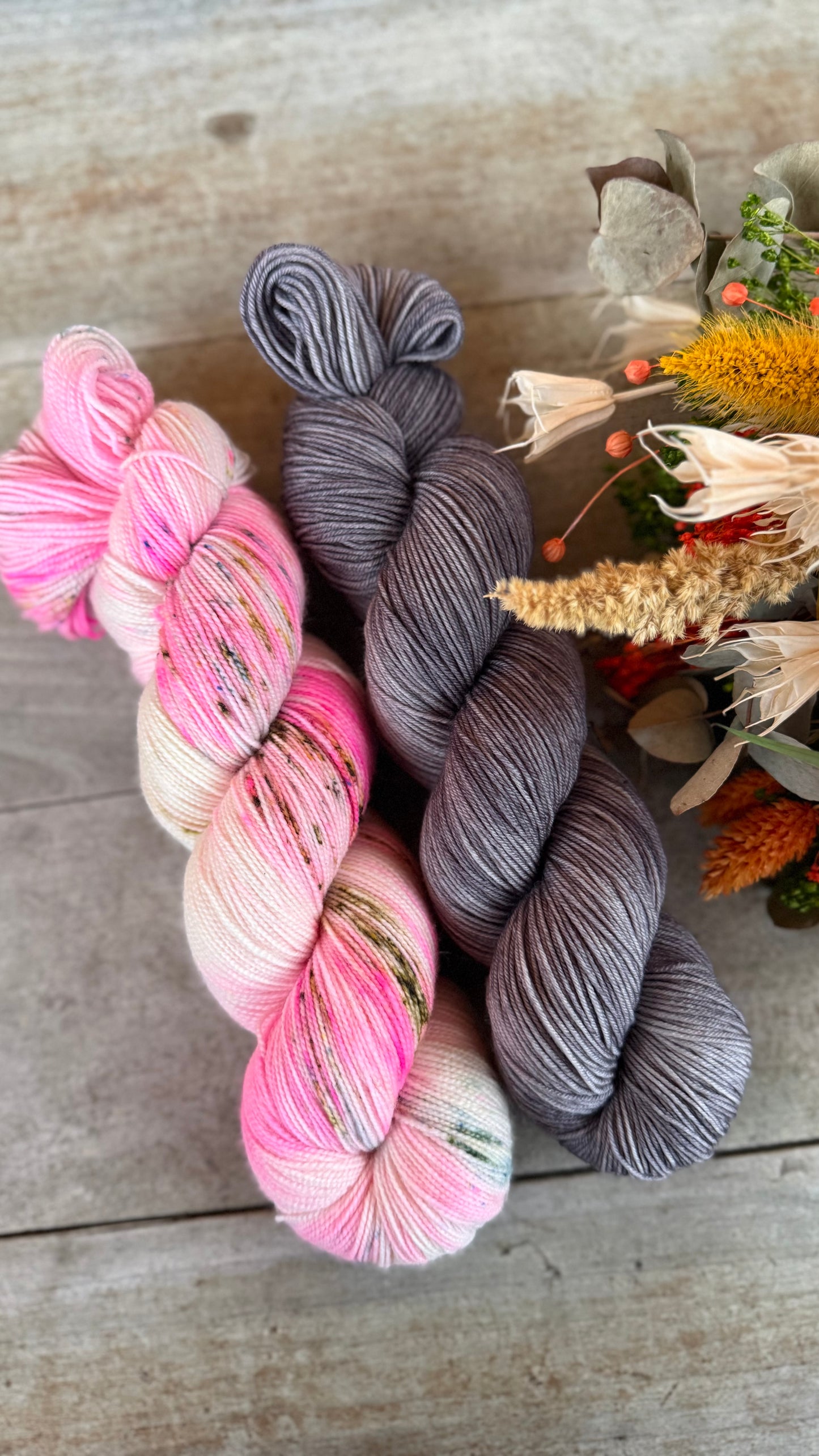 MOUSE - Laine teinte à la main - Base au choix : Fingering Mérinos avec ou sans nylon / DK Mérinos / Kid Mohair et Soie