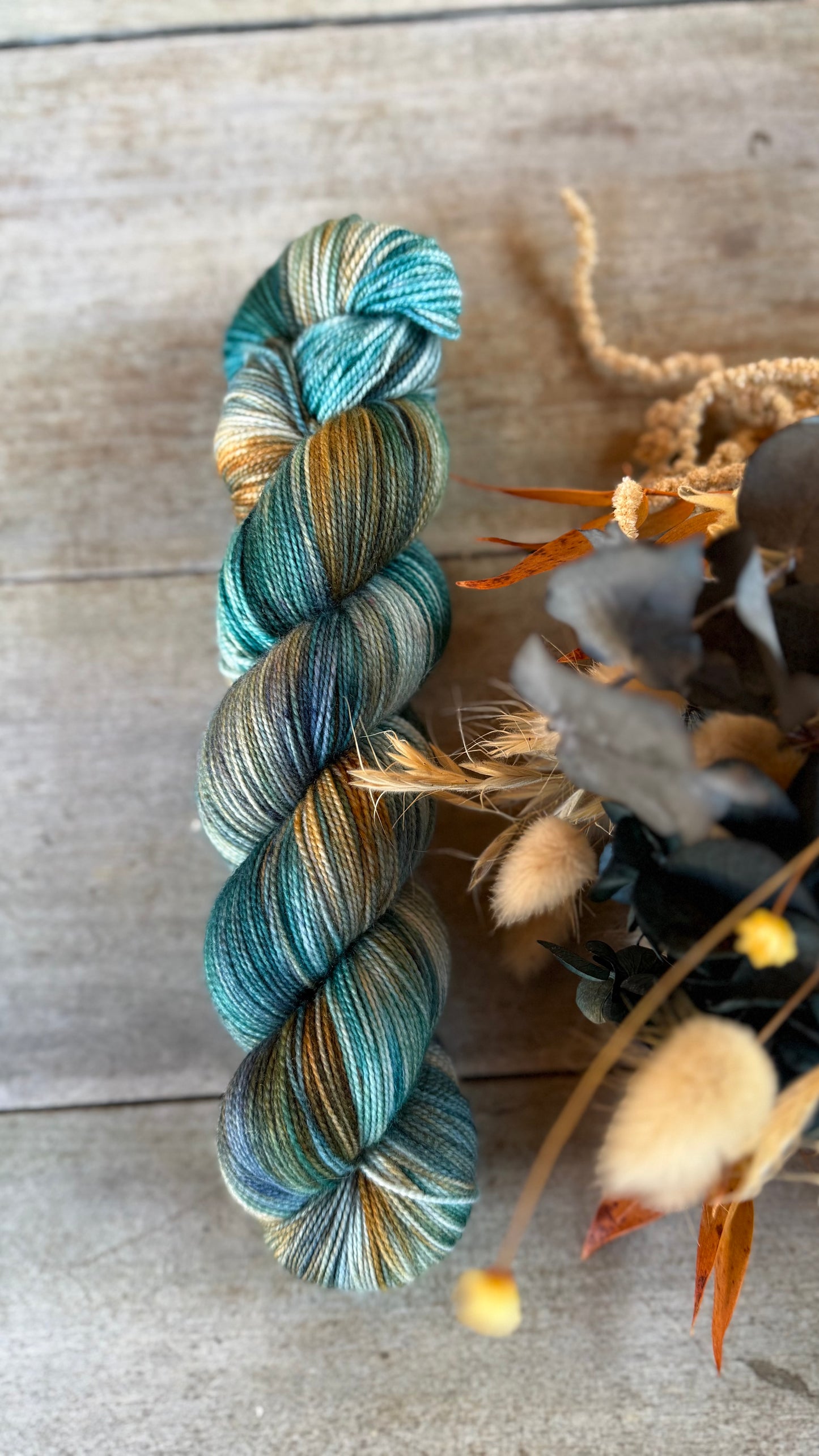 DORIANE - Laine teinte à la main - Fingering Mérinos Nylon superwash