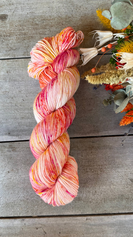 BALLERINE- Laine teinte à la main - Fingering Mérinos Superwash