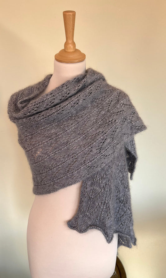 Design du Châle Narcisse - Patron modèle de Tricot