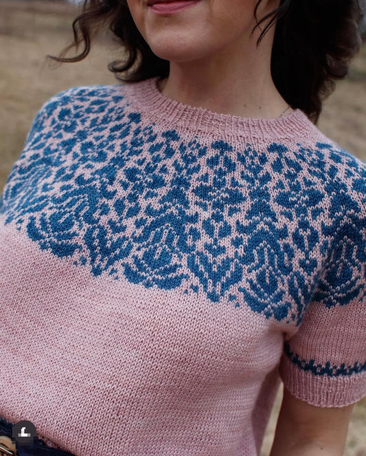 Kit Tricot – Le Fleur Top (Olga Putano Designs)