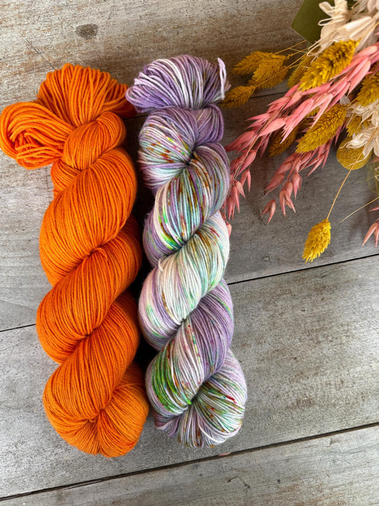 LIDIA - Laine teinte à la main - Fingering Mérinos Nylon superwash