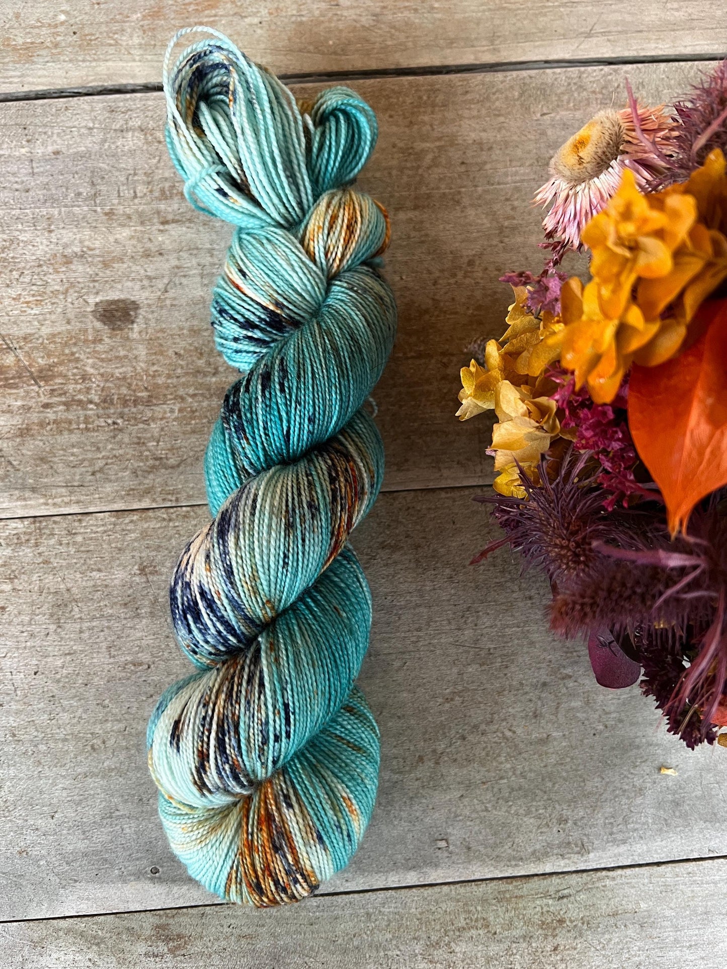 PRAIRIE - Laine teinte à la main - Fingering Mérinos Nylon superwash