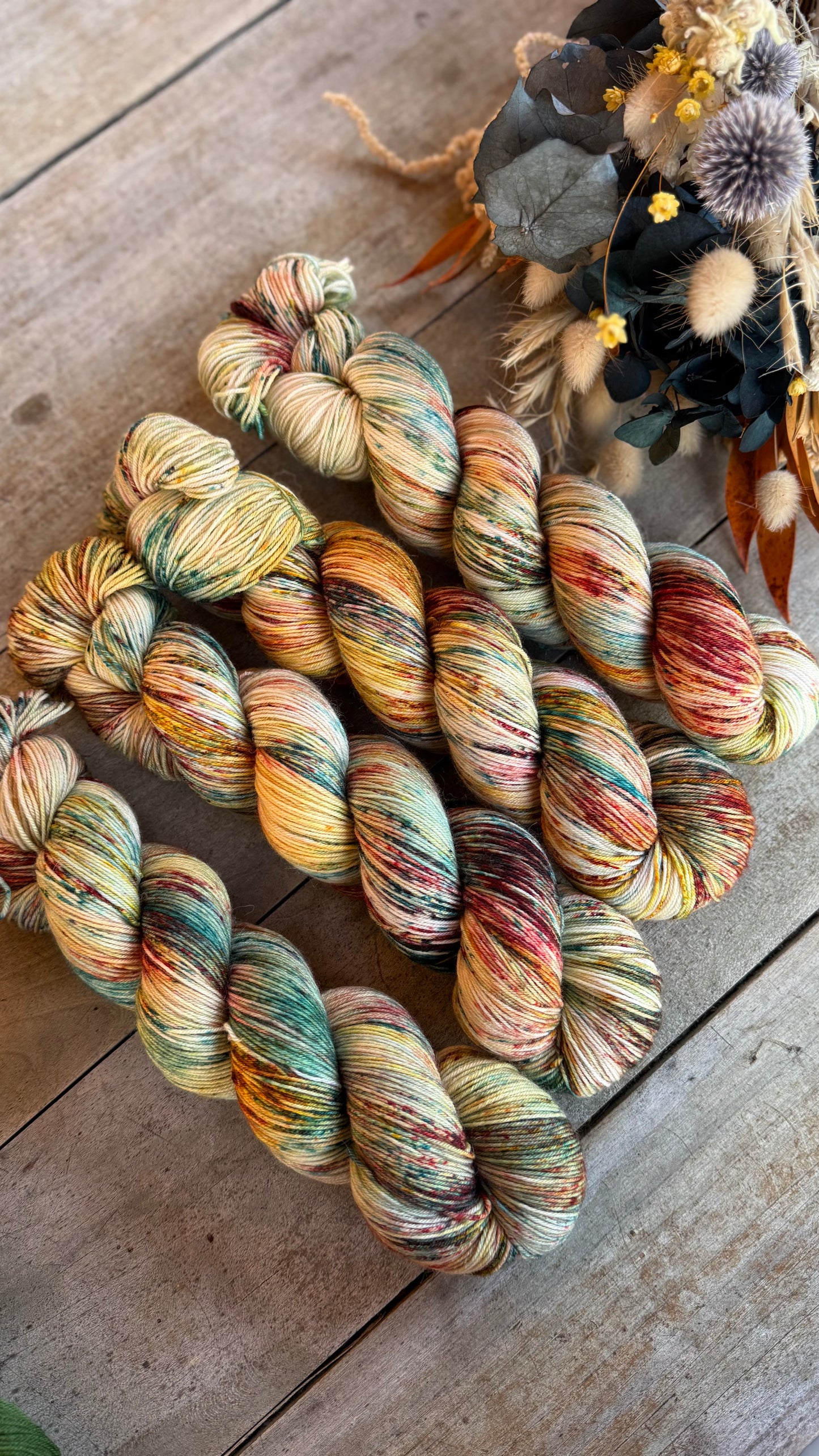 NARA - Laine teinte à la main - Fingering Mérinos Nylon superwash
