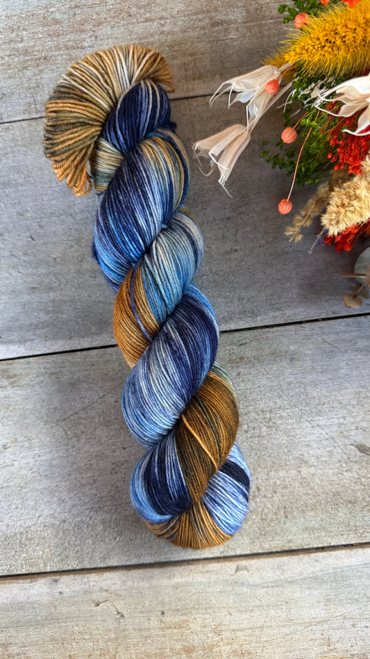 CAMERON - Laine teinte à la main - Fingering Mérinos Nylon superwash