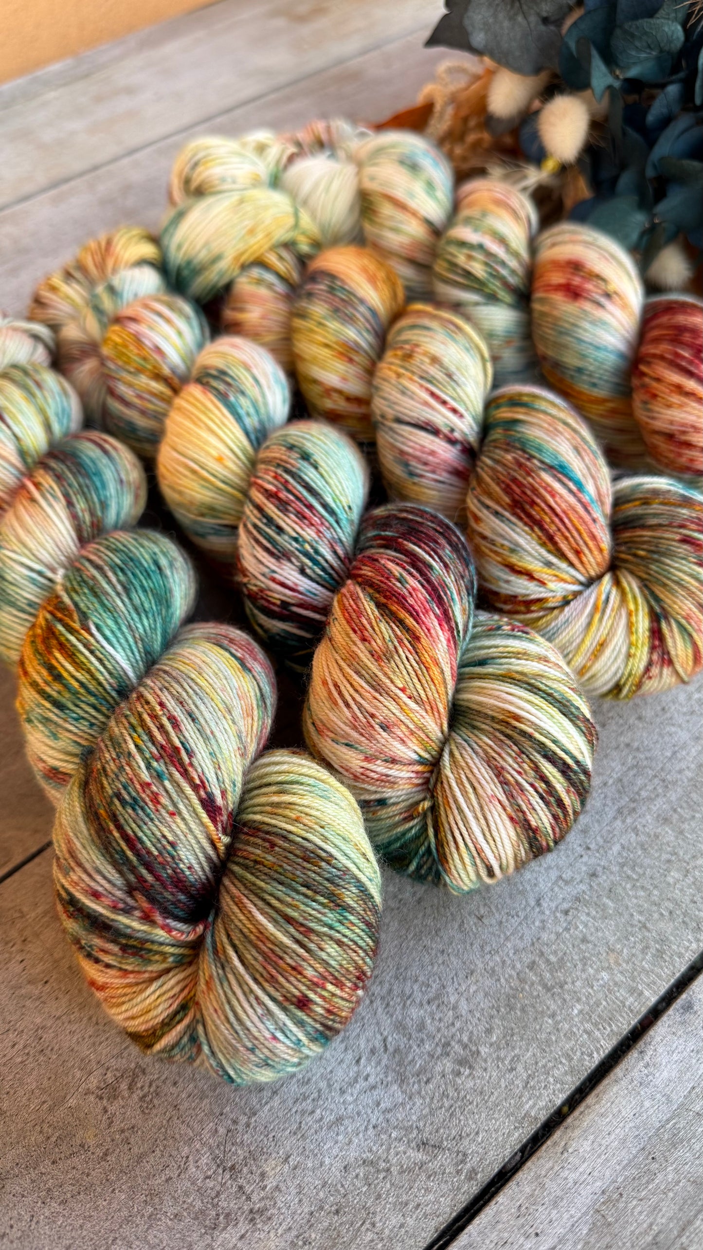 NARA - Laine teinte à la main - Fingering Mérinos Nylon superwash