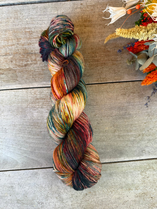 MAGDA - Laine teinte à la main - Fingering Mérinos Nylon superwash