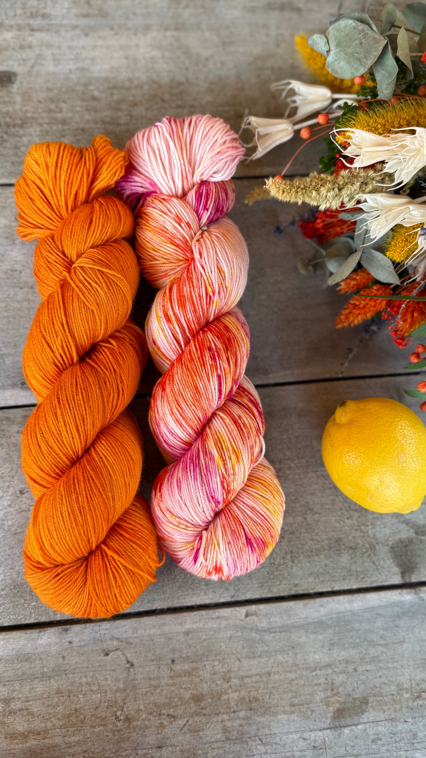 BALLERINE- Laine teinte à la main - Fingering Mérinos Superwash