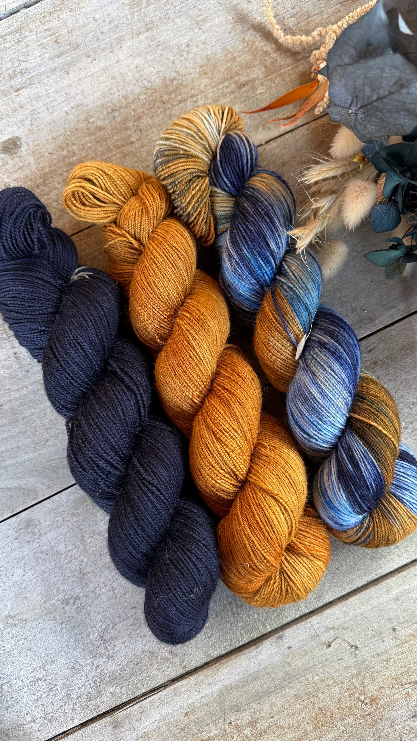 CAMERON - Laine teinte à la main - Fingering Mérinos Nylon superwash