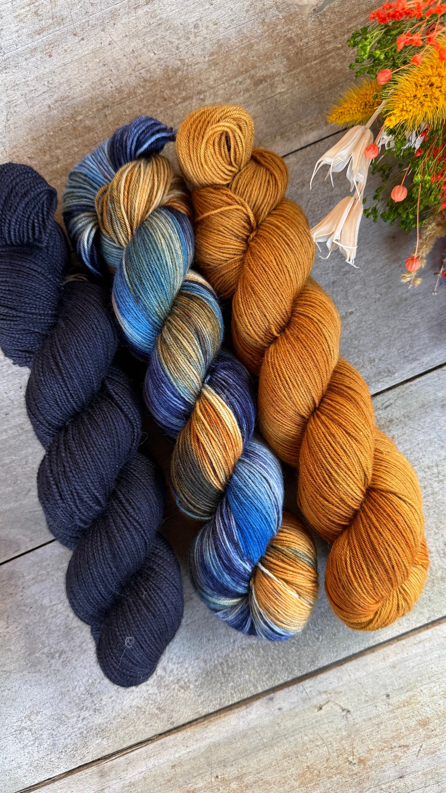 CAMERON - Laine teinte à la main - Fingering Mérinos Nylon superwash