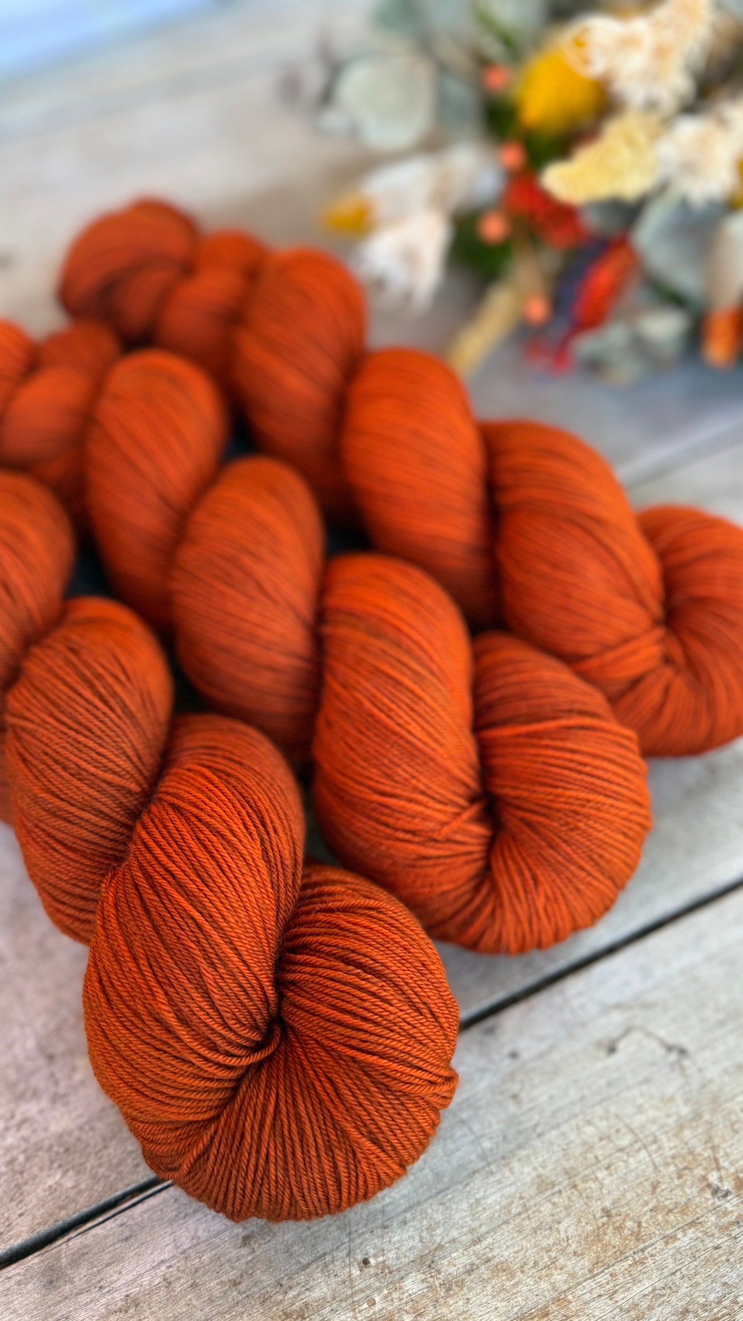 ROUILLE - Laine teinte à la main - Fingering Mérinos Superwash