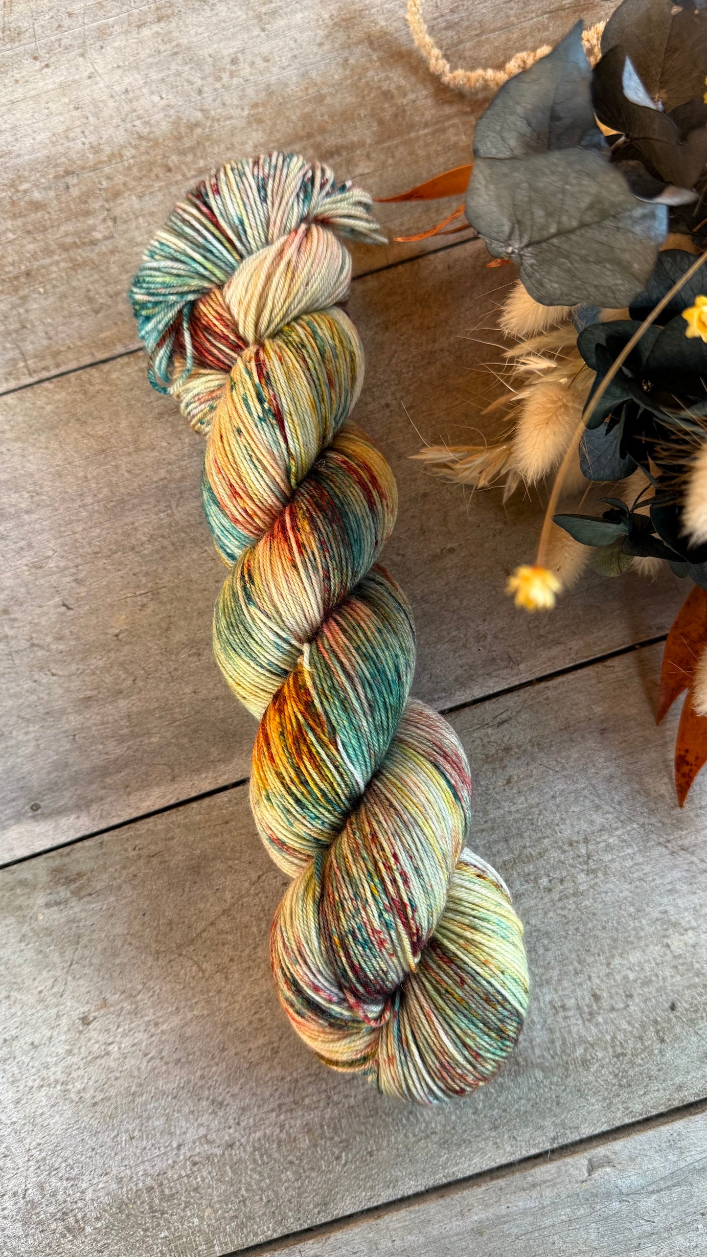 NARA - Laine teinte à la main - Fingering Mérinos Nylon superwash