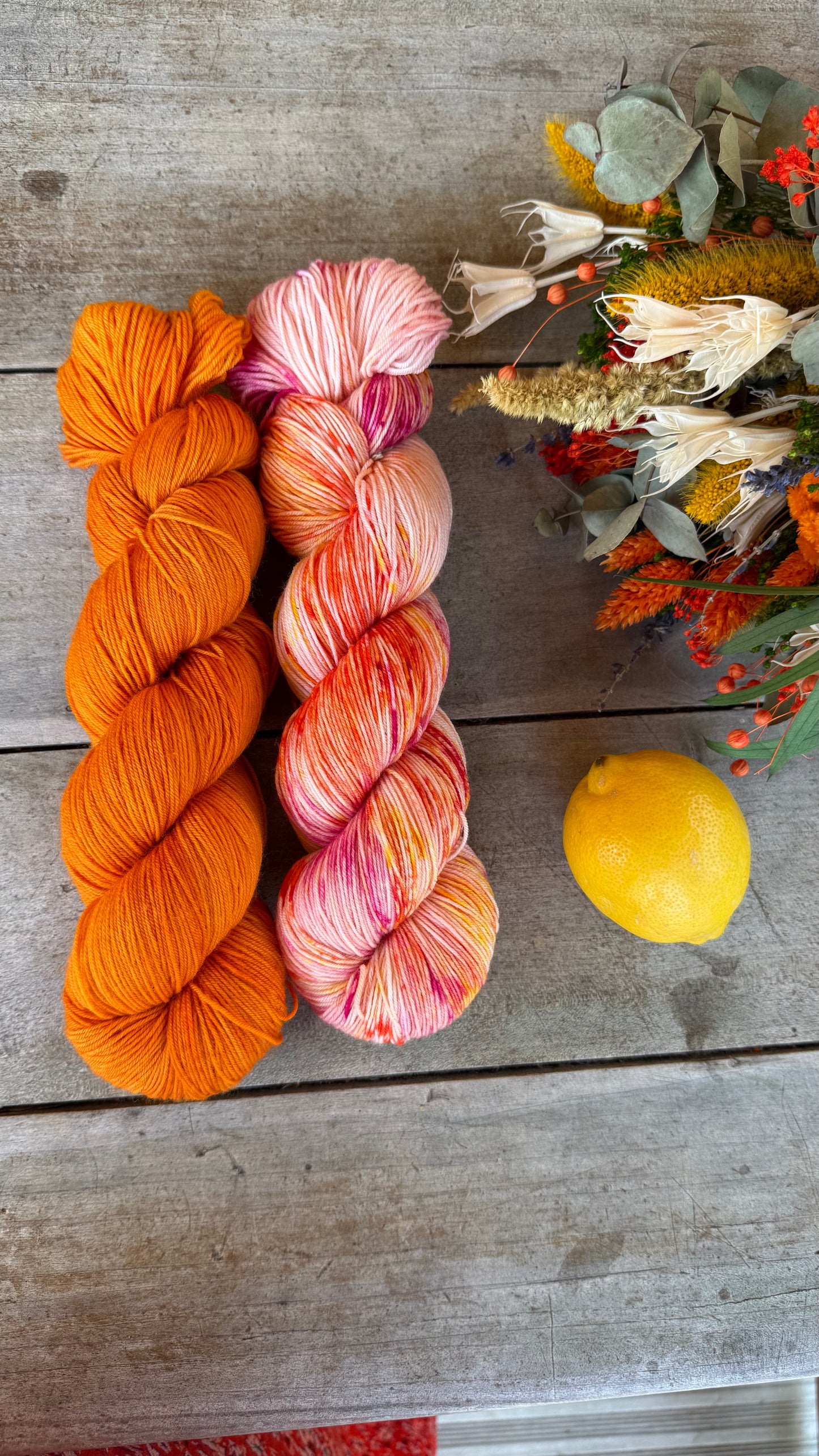 BALLERINE- Laine teinte à la main - Fingering Mérinos Superwash